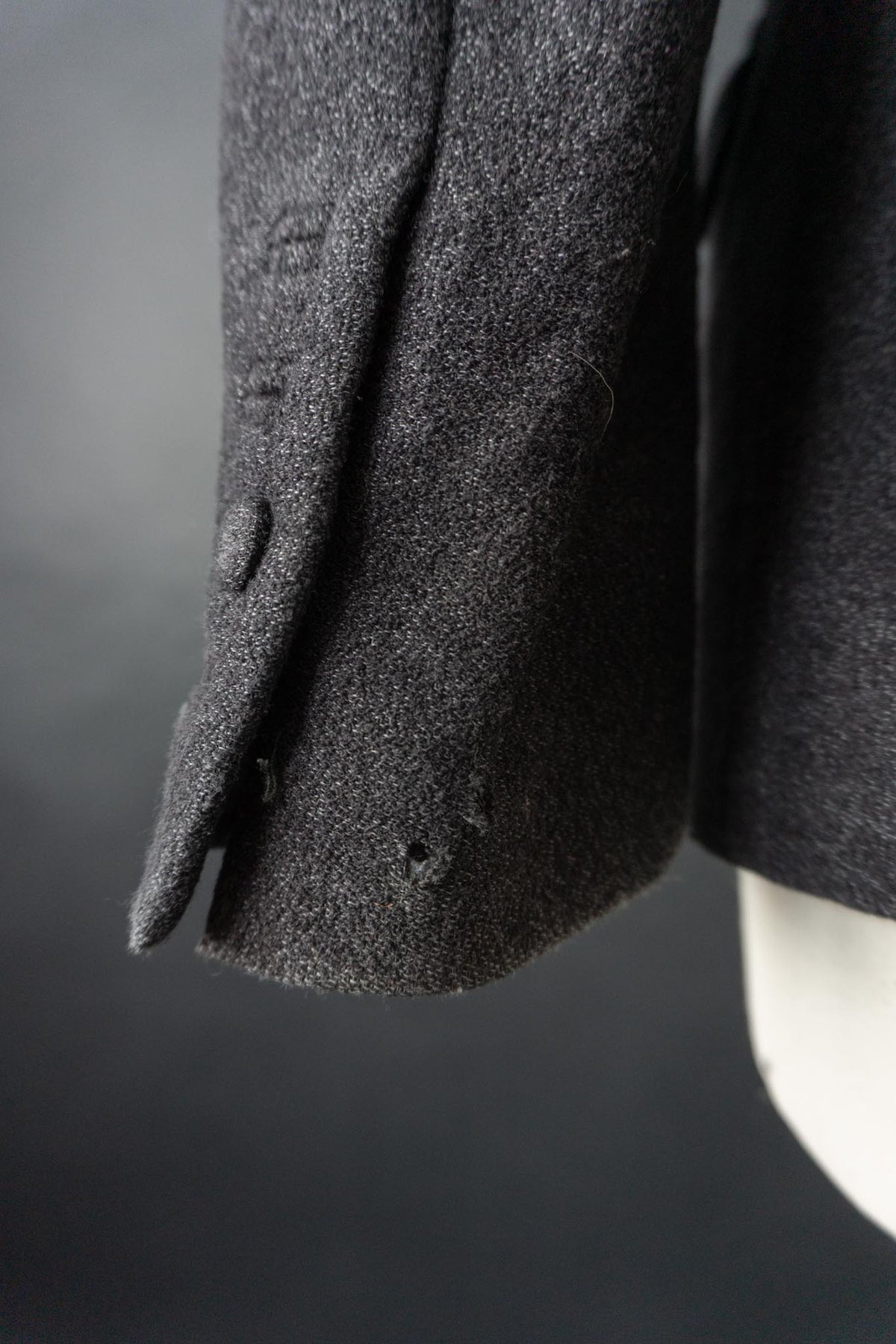 Vintage 80s Jean Paul Gaultier Blazer, Schurwolle mit Schalkragen, S–M