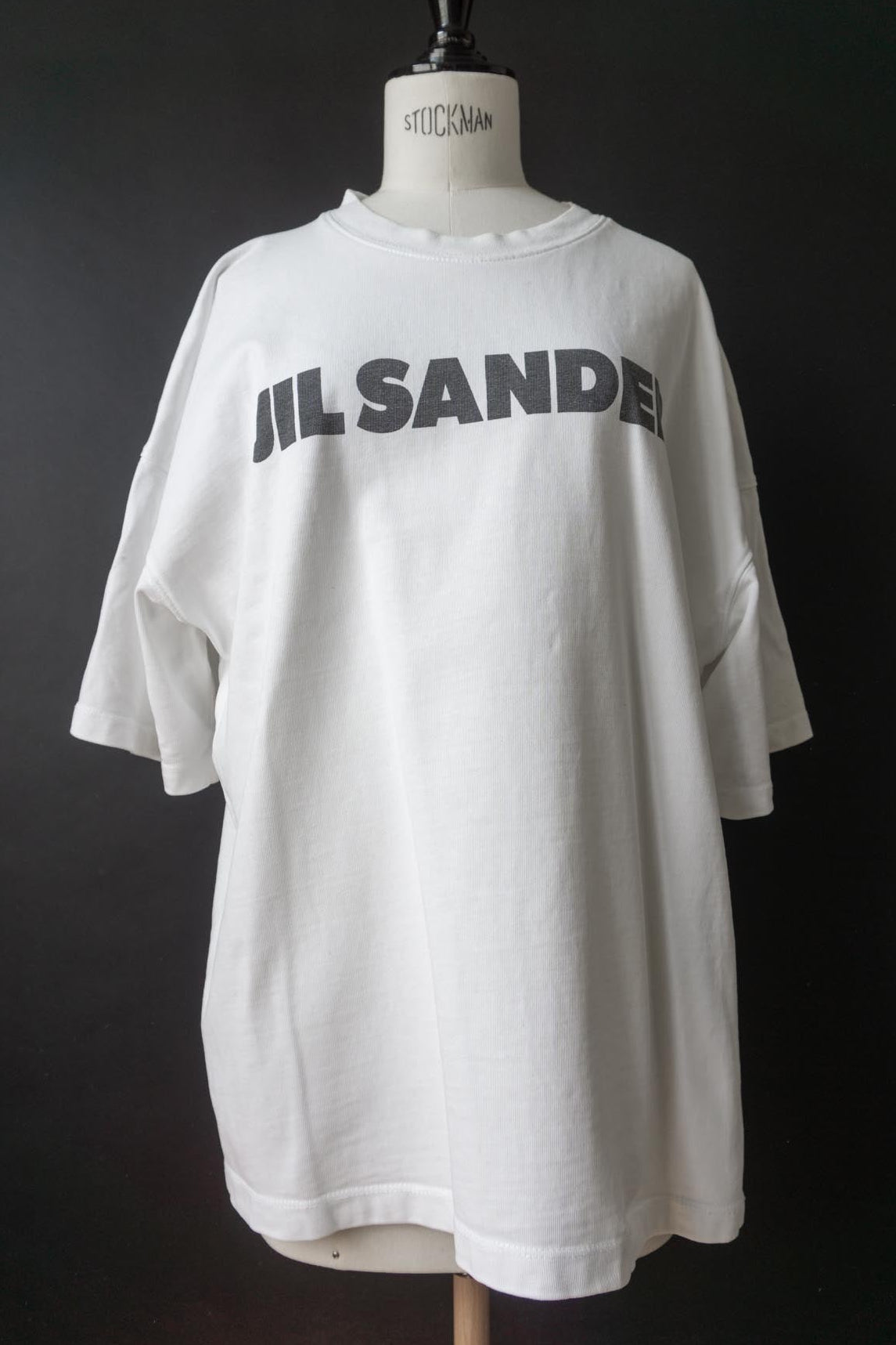 Jil Sander Logo T-Shirt aus Baumwolle – Oversized Fit, S–L