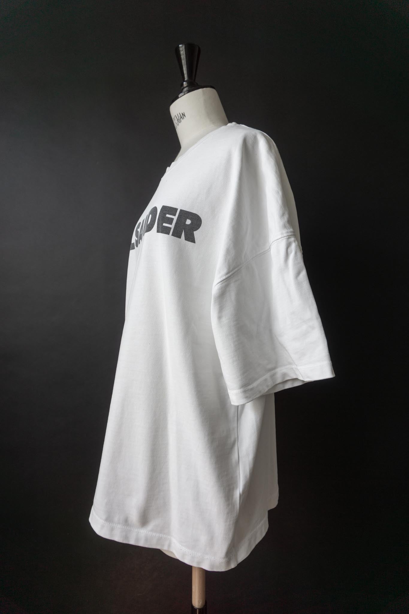 Jil Sander Logo T-Shirt aus Baumwolle – Oversized Fit, S–L