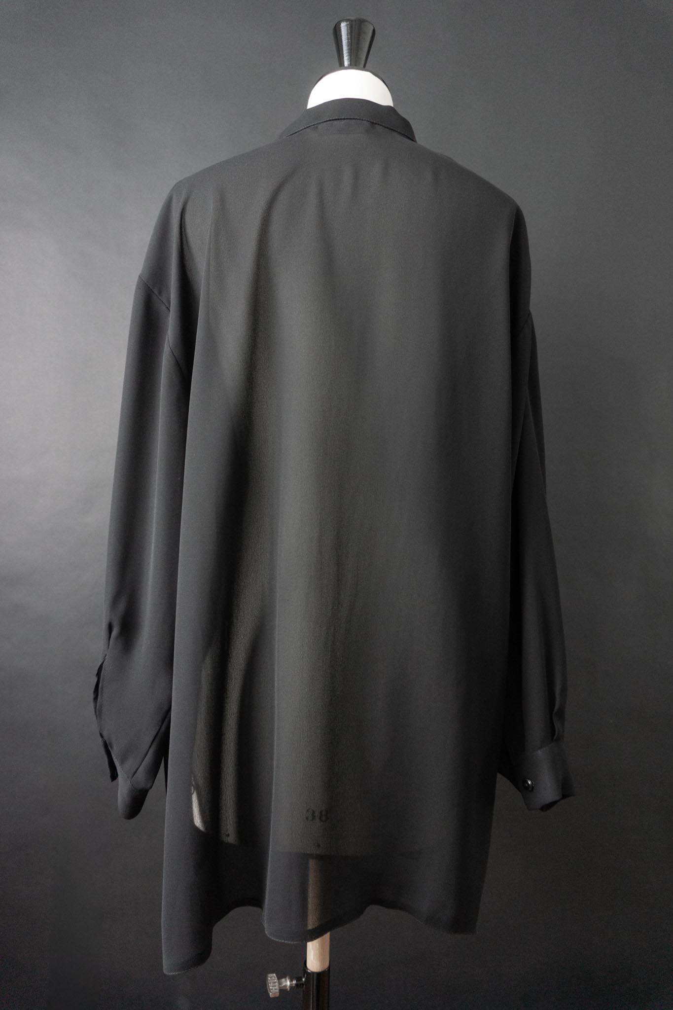 Vintage 80s Gothic Bluse, M–L
