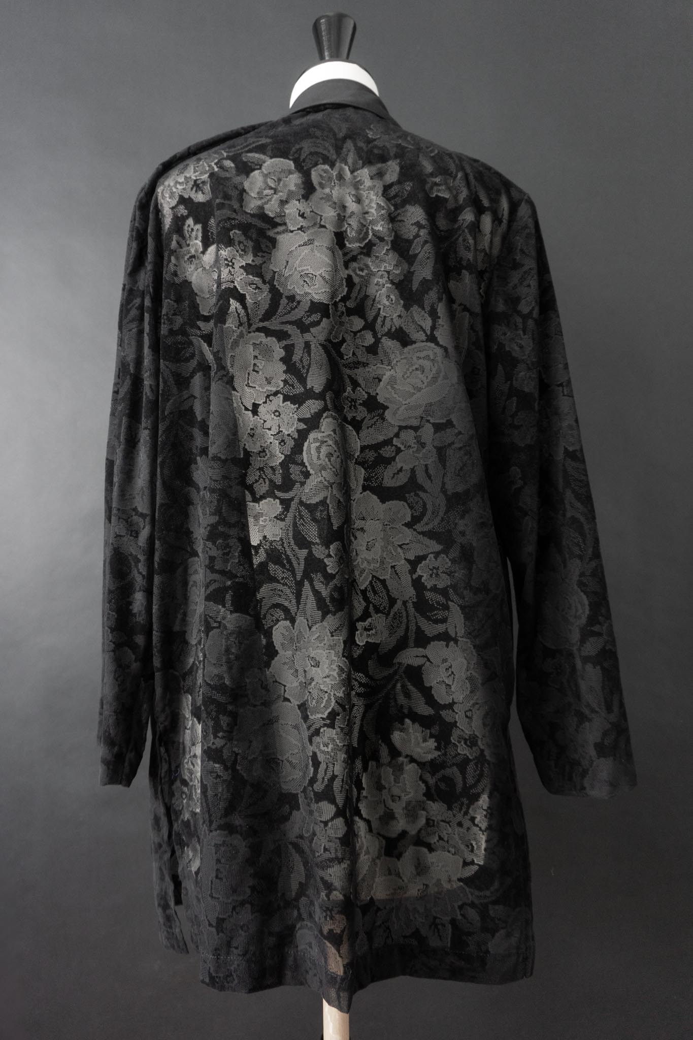 Vintage 90s Gothic Bluse Rosen, M–L