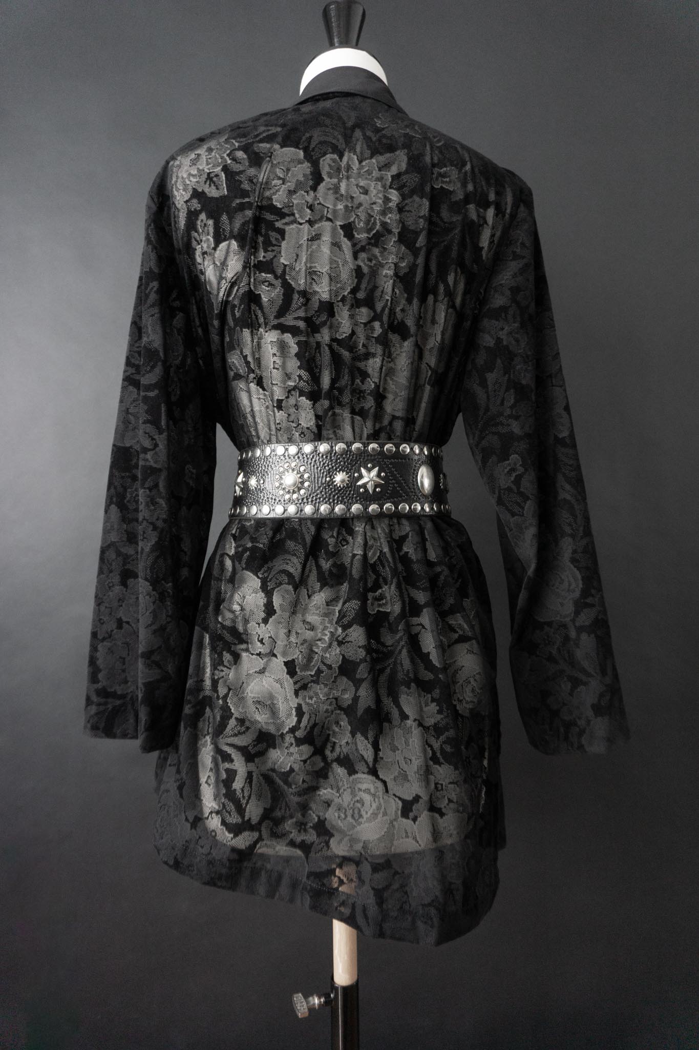 Vintage Nietengürtel 80s, Glamrock, S–L
