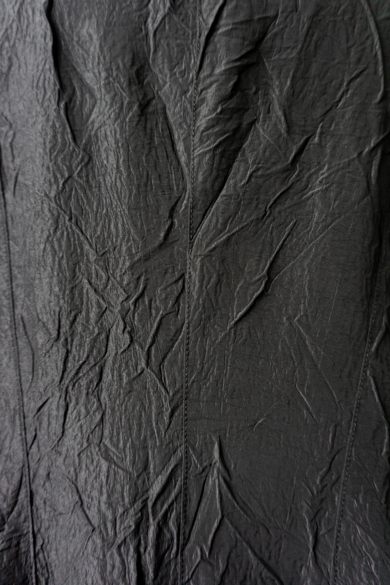 Vintage Goth Mantel, Crinkle, Avantgarde, M–XXL