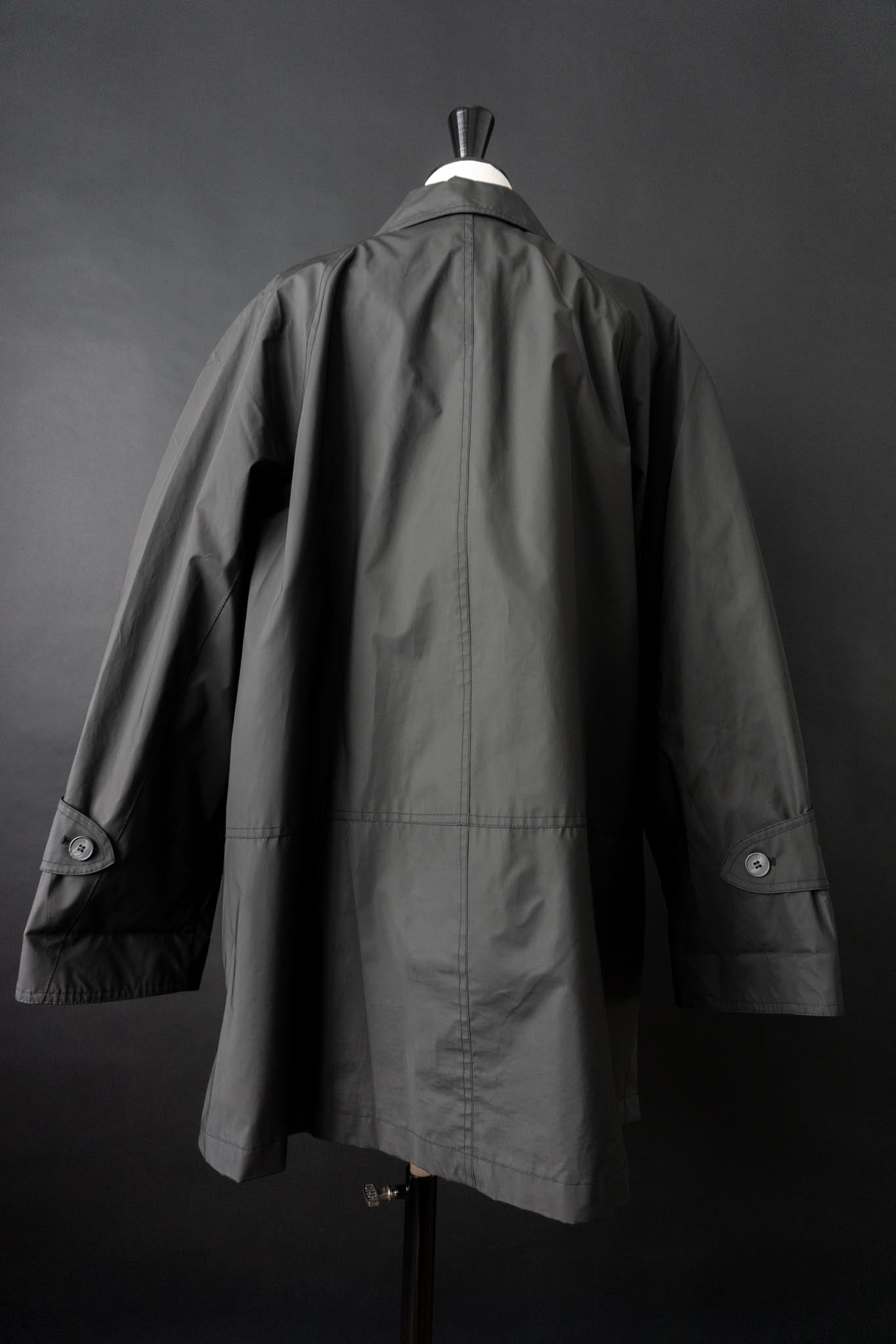 Vintage Regenmantel, Schwarz, Minimalistischer, M–L
