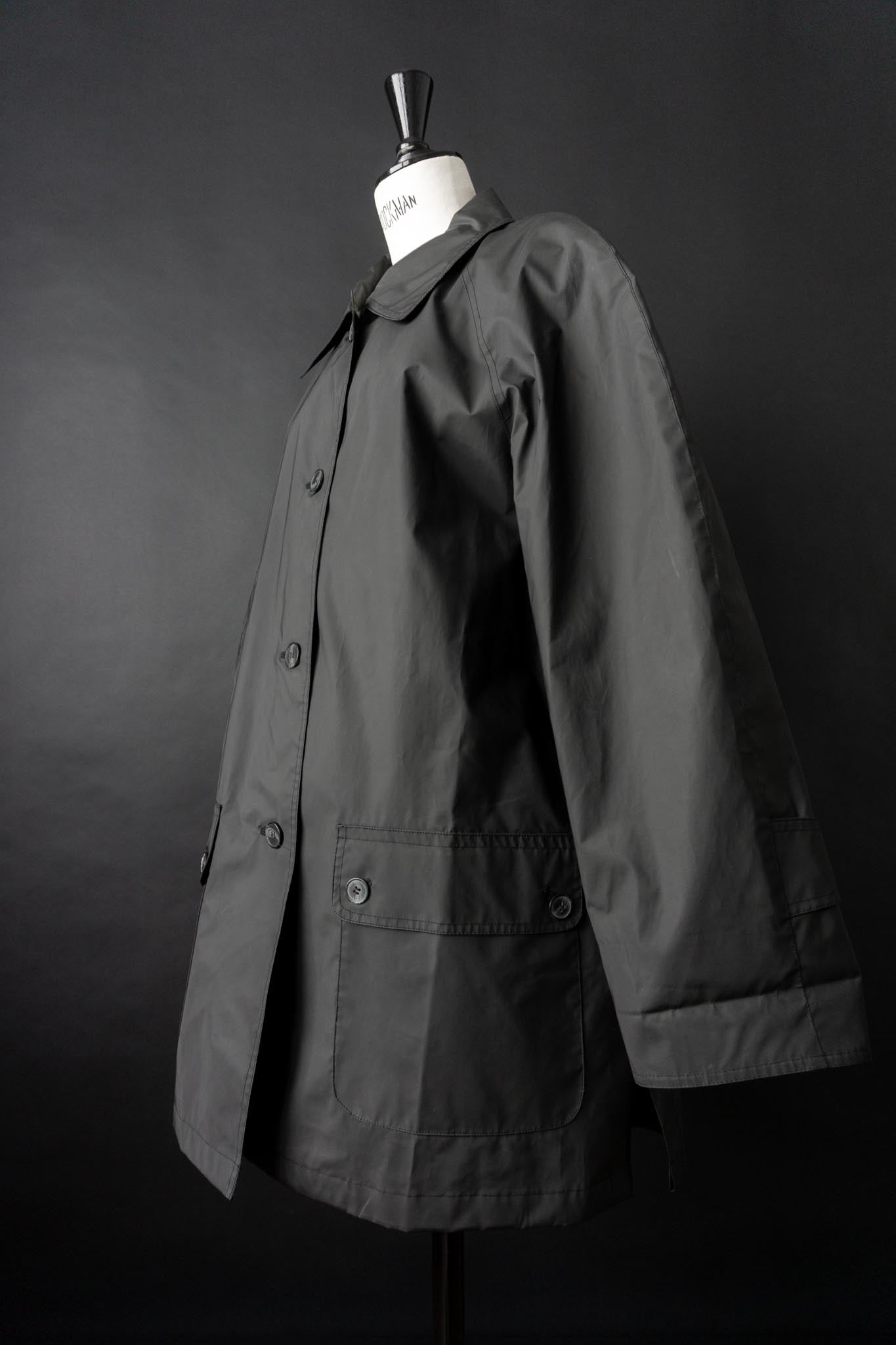 Vintage Regenmantel, Schwarz, Minimalistischer, M–L