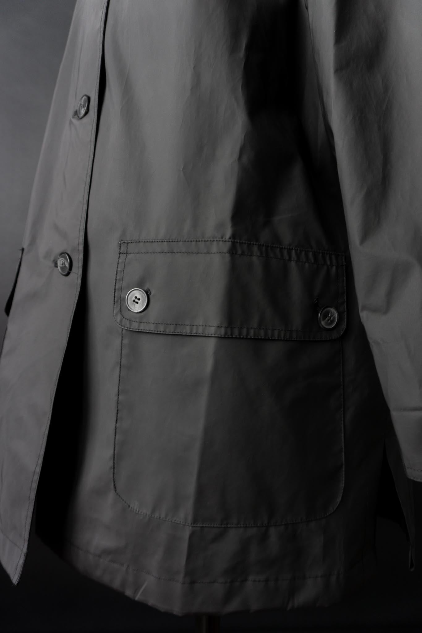 Vintage Regenmantel, Schwarz, Minimalistischer, M–L