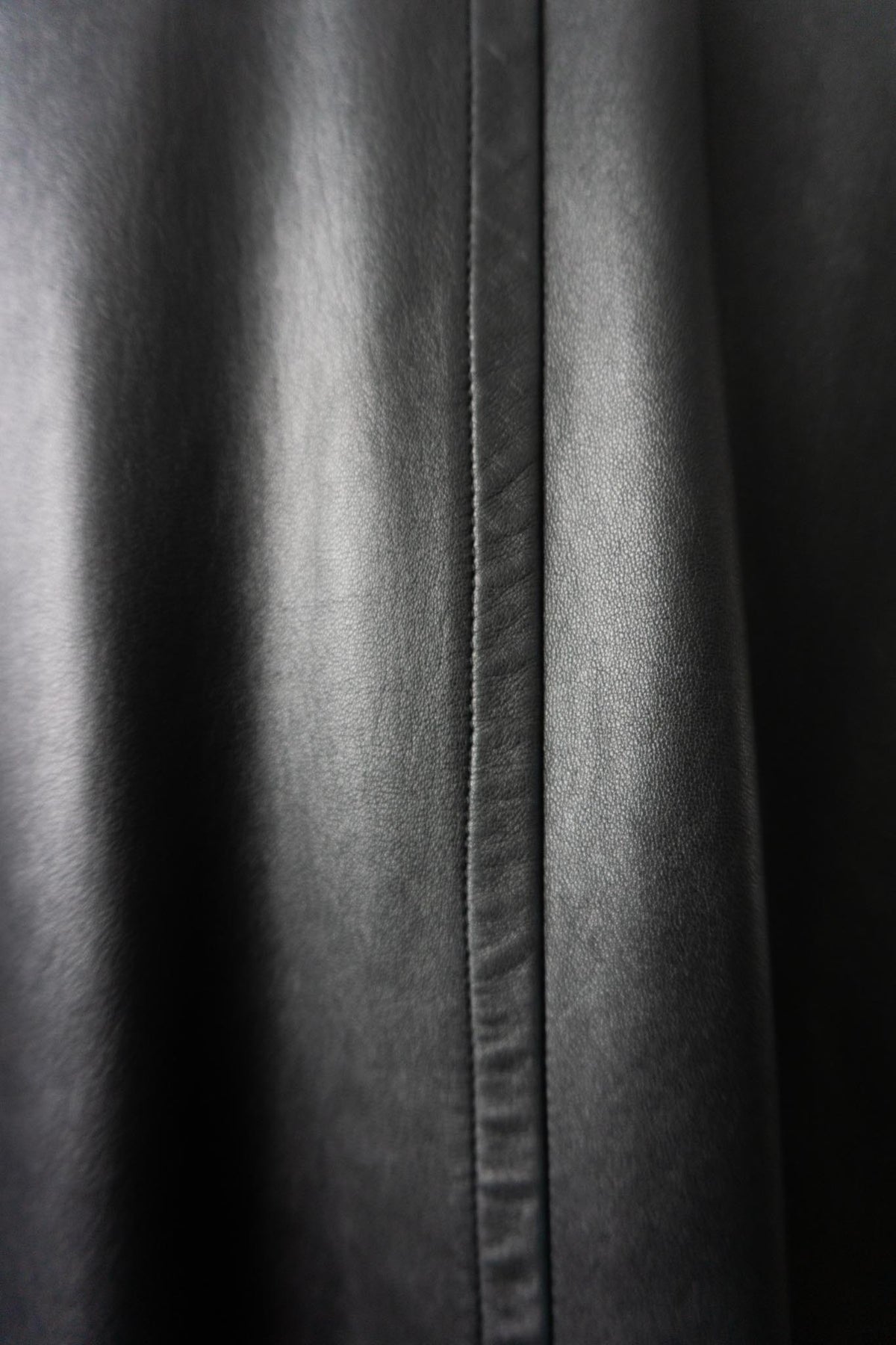 Vintage Yves Saint Laurent Lederblazer, Schwarz, S–M