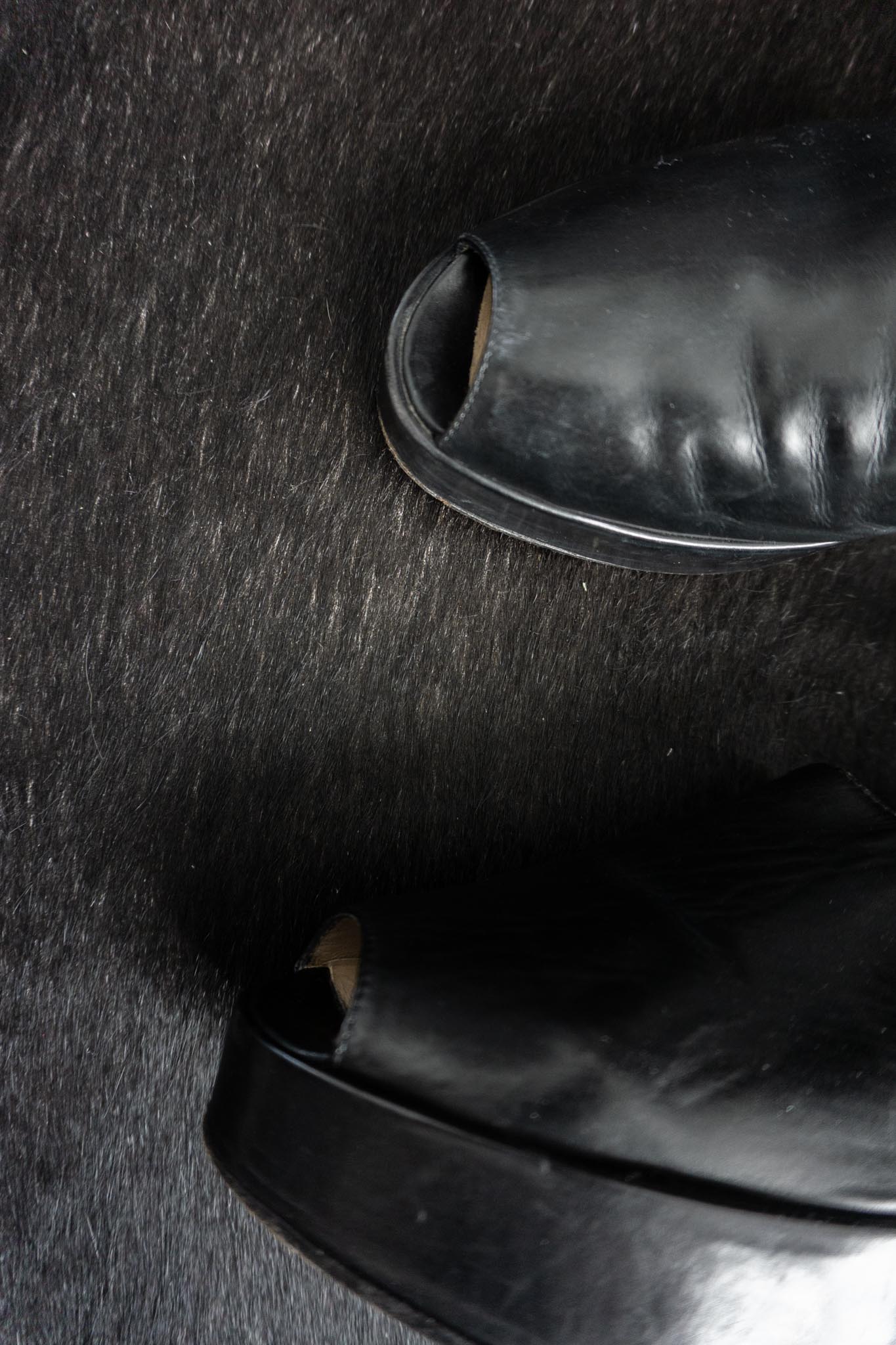 Vintage 90s Ann Demeulemeester Peep Toe Platforms, 38