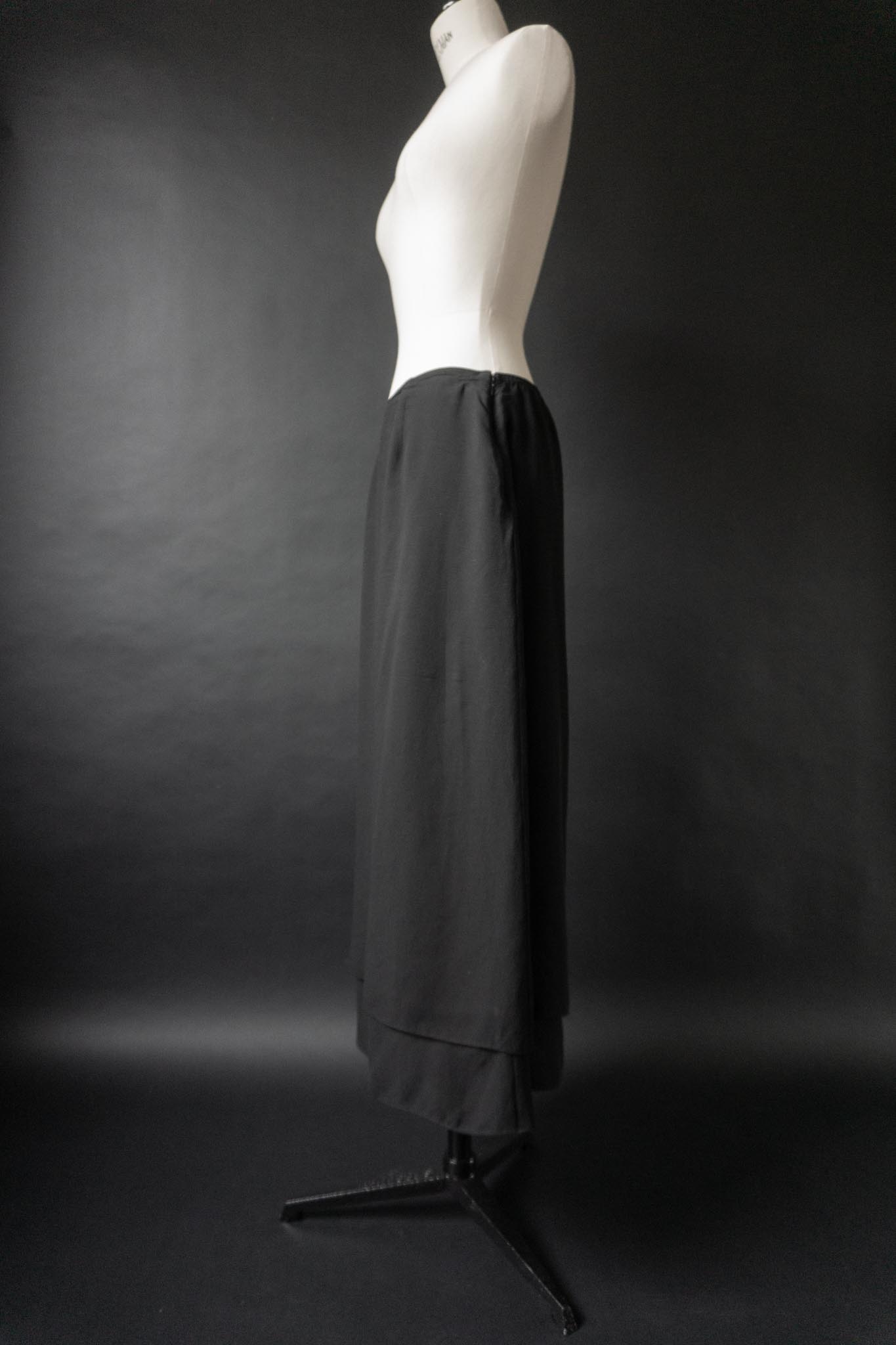 Vintage Laura Ashley Seidenrock, S–M