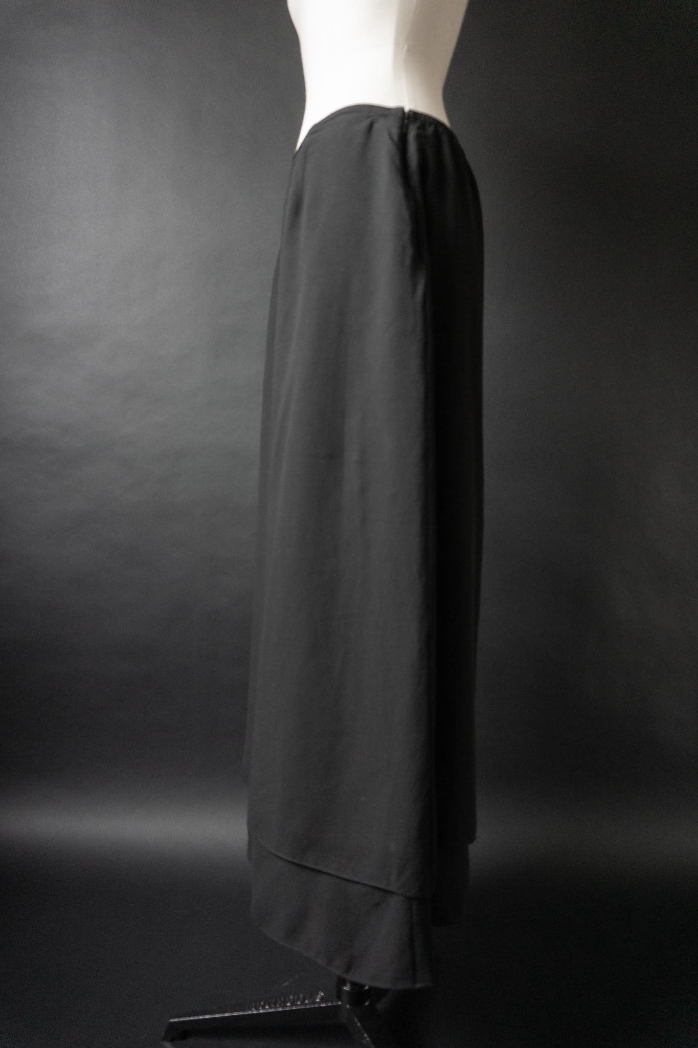 Vintage Laura Ashley Seidenrock, S–M
