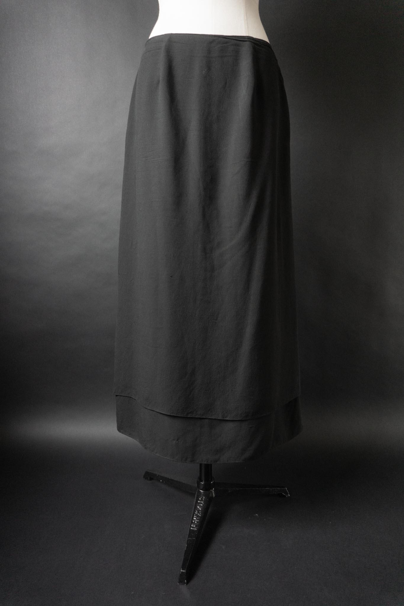 Vintage Laura Ashley Seidenrock, S–M