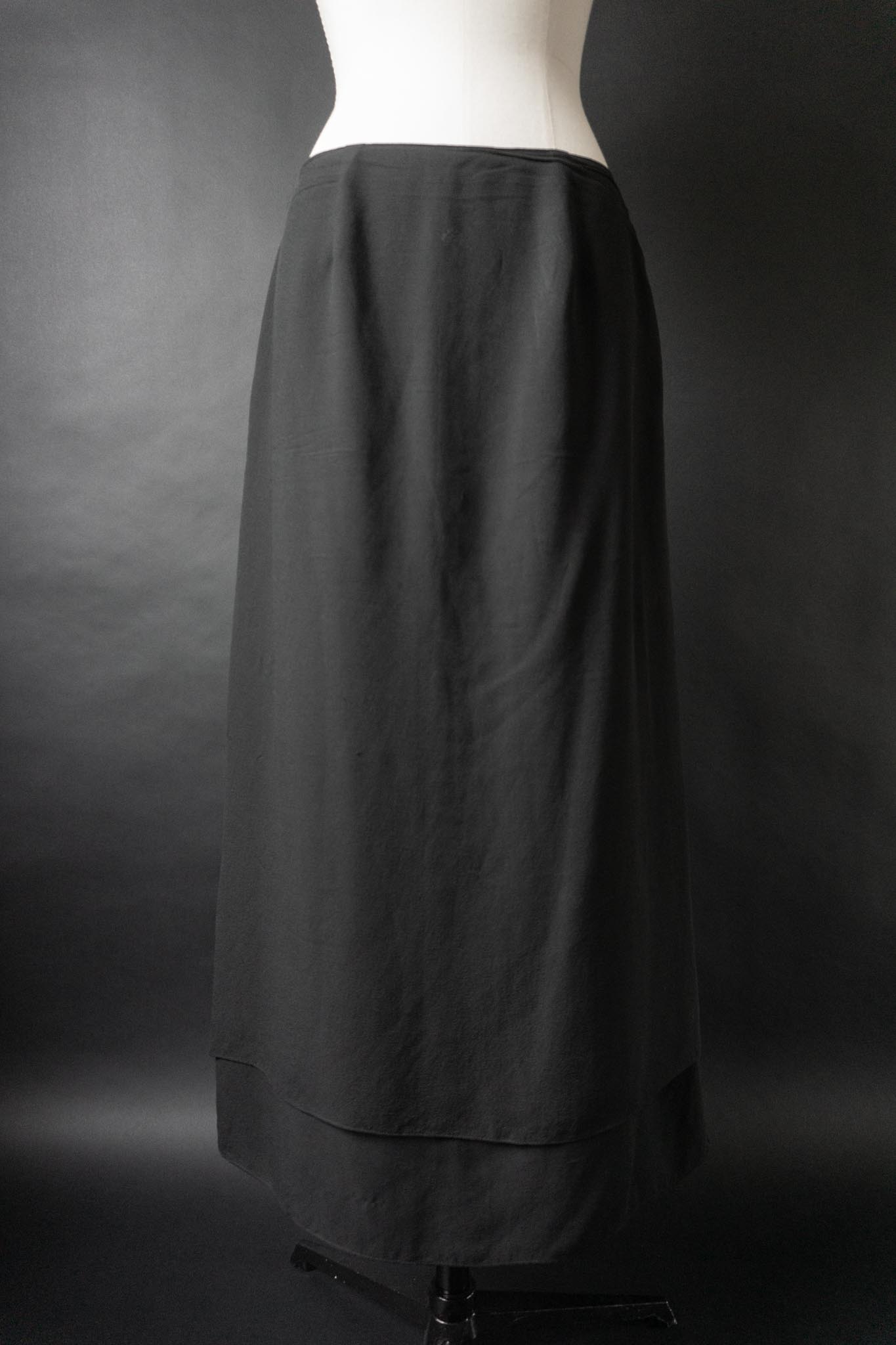 Vintage Laura Ashley Seidenrock, S–M