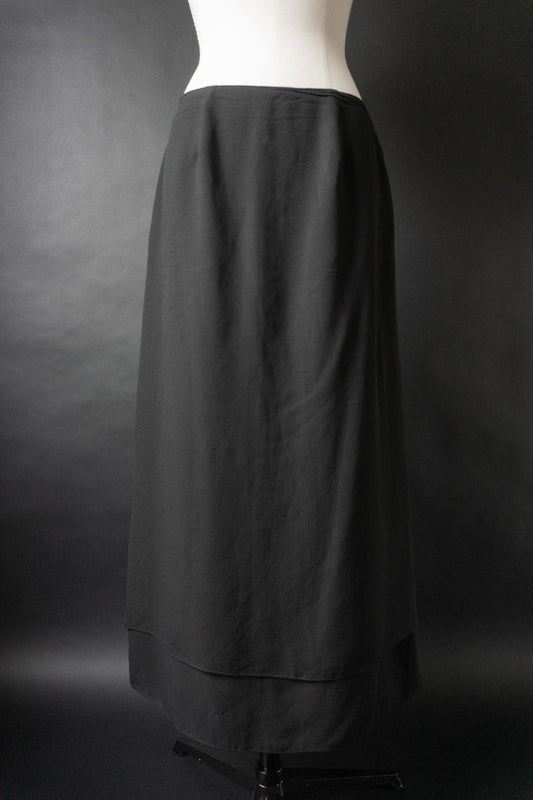 Vintage Laura Ashley Seidenrock, S–M