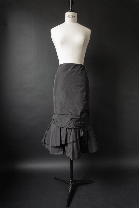 Vintage 80er Witchy Rock, Volants, S–M
