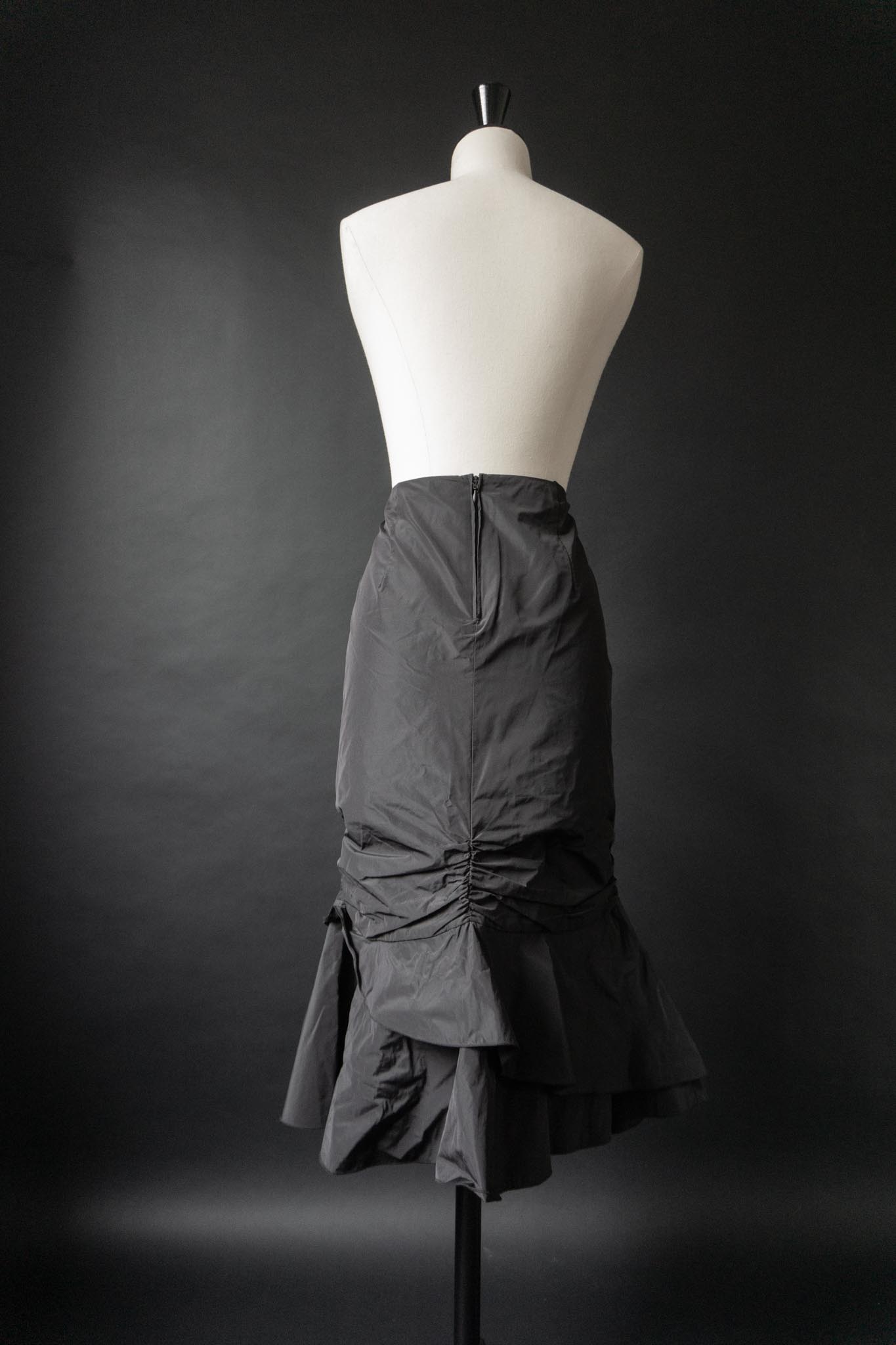 Vintage 80er Witchy Rock, Volants, S–M