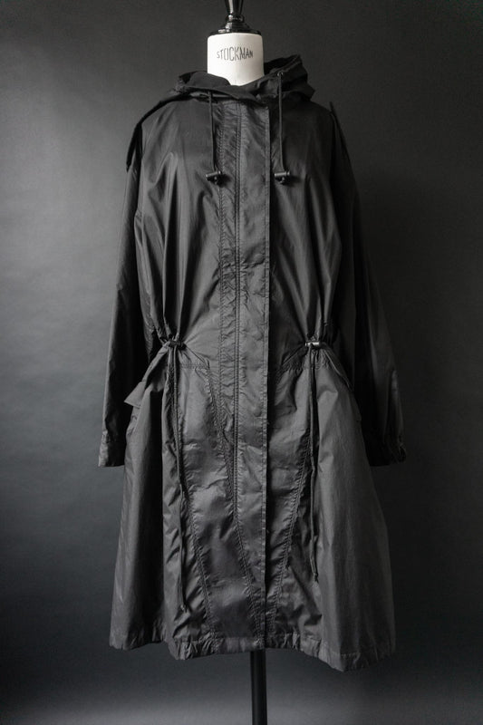 Vintage 90s Issey Miyake White Label Parka mit Kapuze, S–L