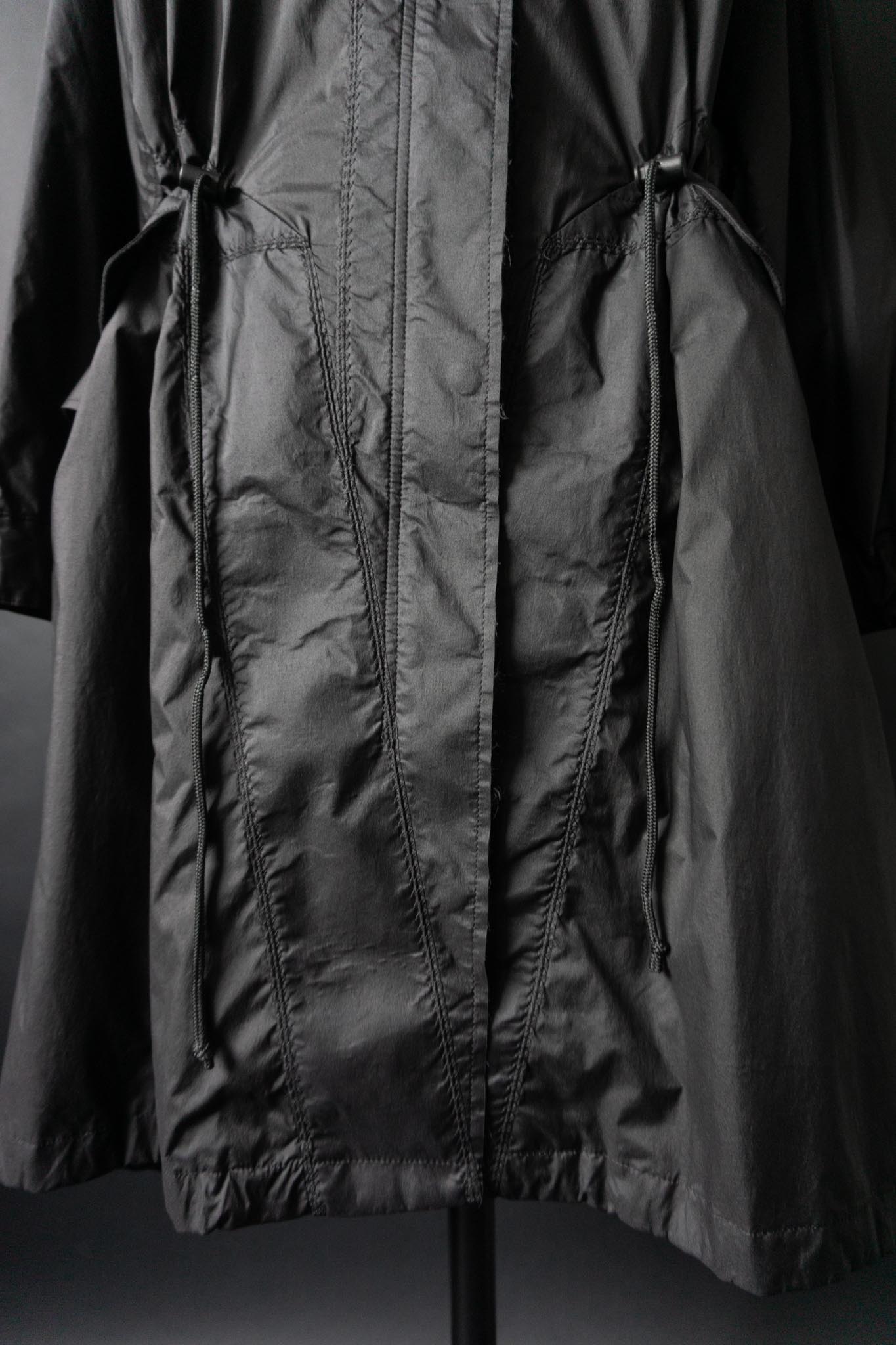 Vintage 90s Issey Miyake White Label Parka mit Kapuze, S–L