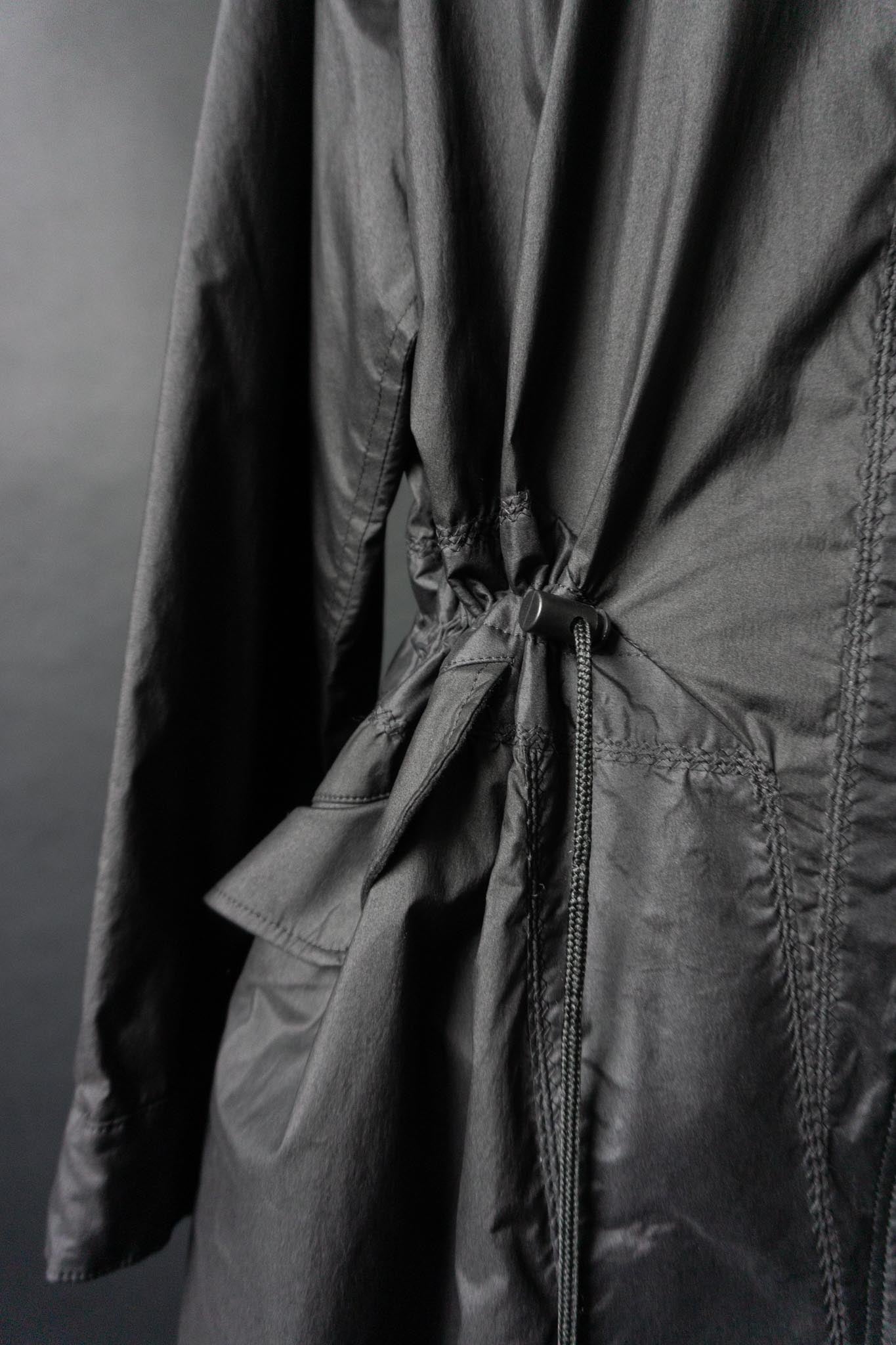 Vintage 90s Issey Miyake White Label Parka mit Kapuze, S–L