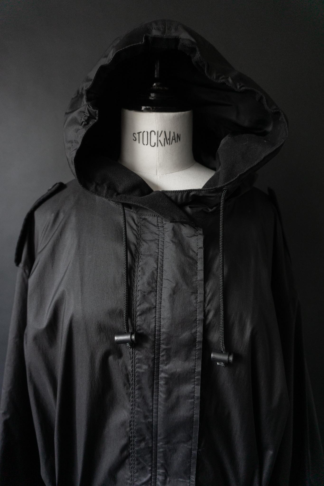 Vintage 90s Issey Miyake White Label Parka mit Kapuze, S–L