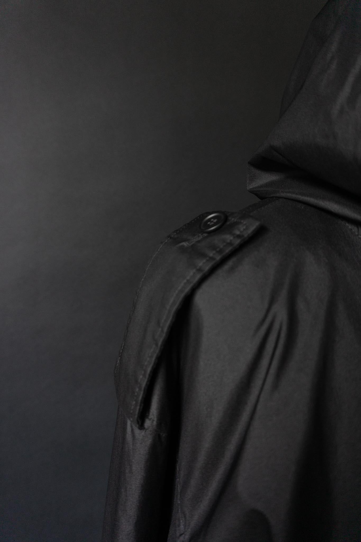 Vintage 90s Issey Miyake White Label Parka mit Kapuze, S–L