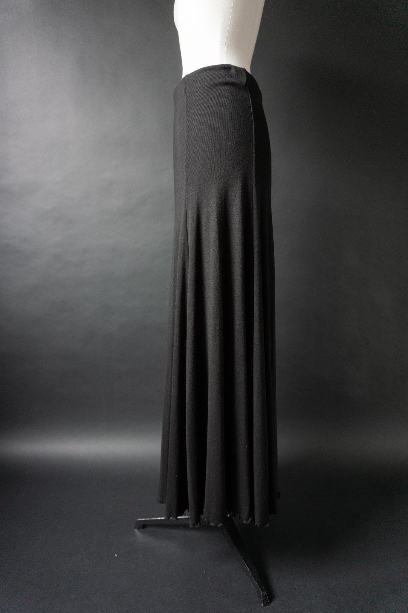 Vintage 90s Midirock, Wellenkante, S–M