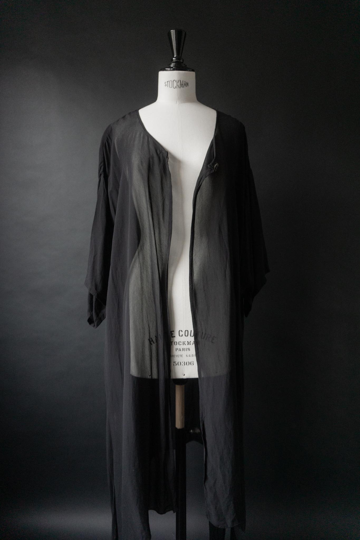 Vintage 90s Gothic Bluse, L–XXL