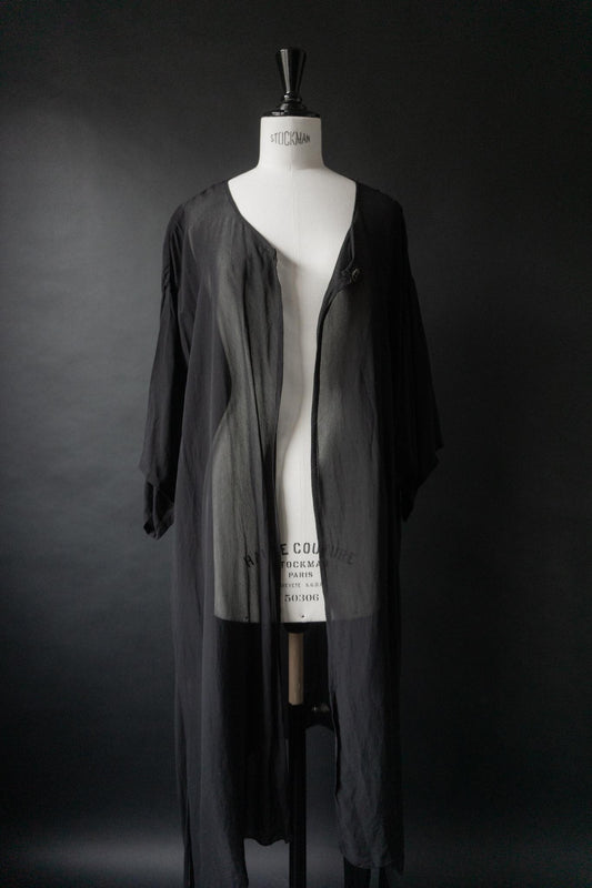Vintage 90s Gothic Bluse, L–XXL