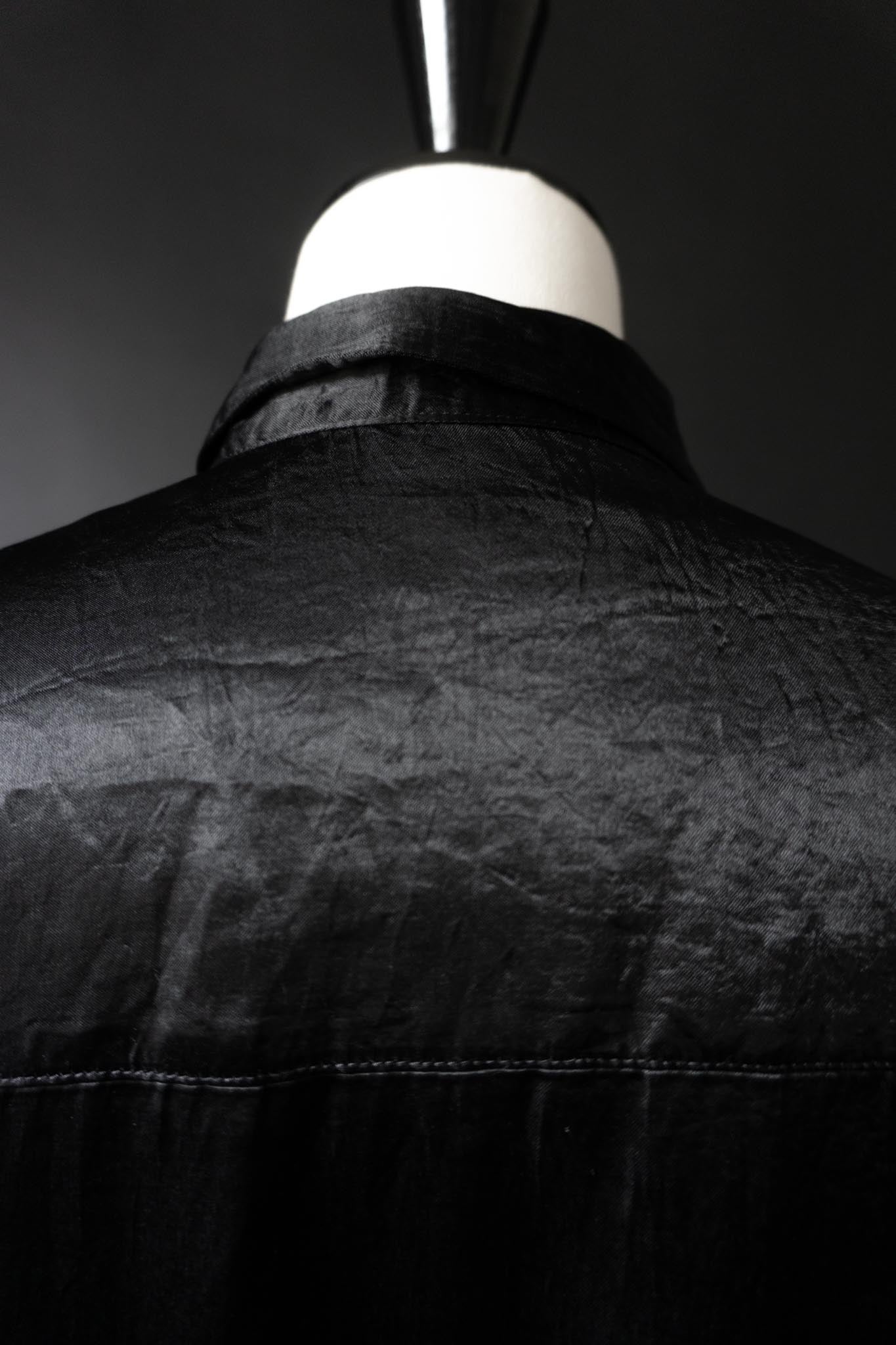 Vintage 90s Vampy Shiny Bluse, S–M
