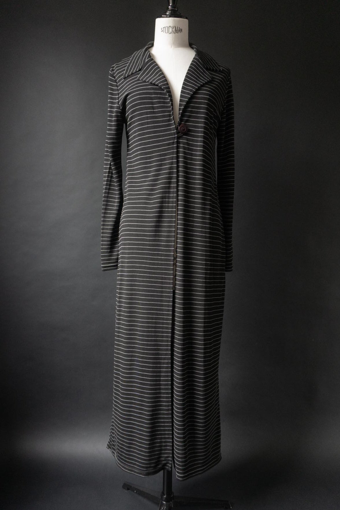 Vintage 90s Witchy Cardigan, Pinstripe, XS–S