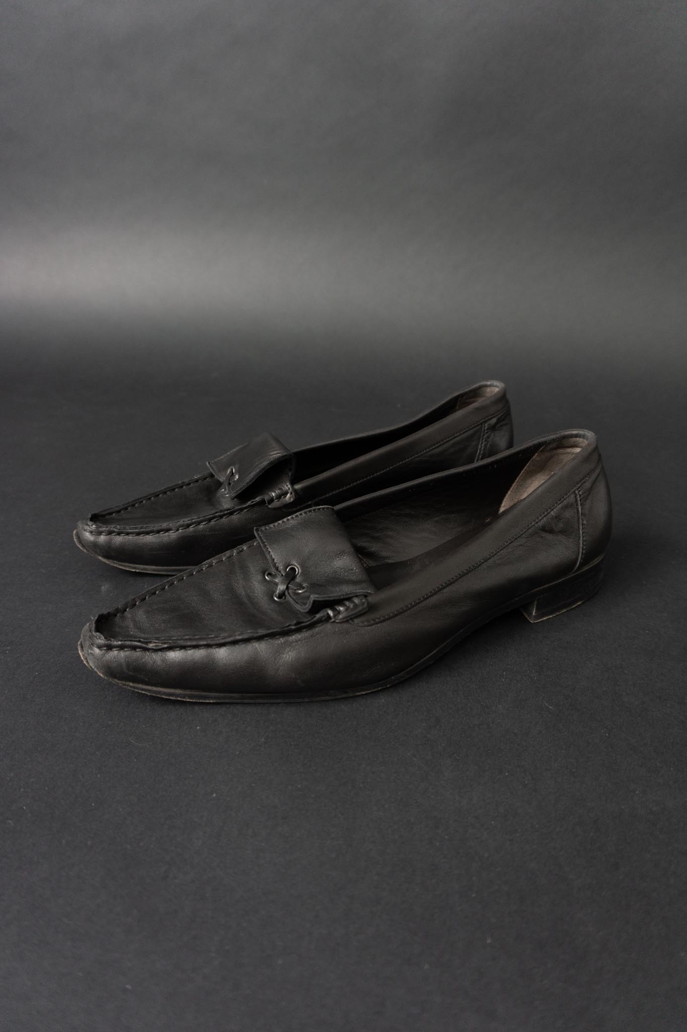 Vintage Leder Loafer, 90s, Made in Italy, 41