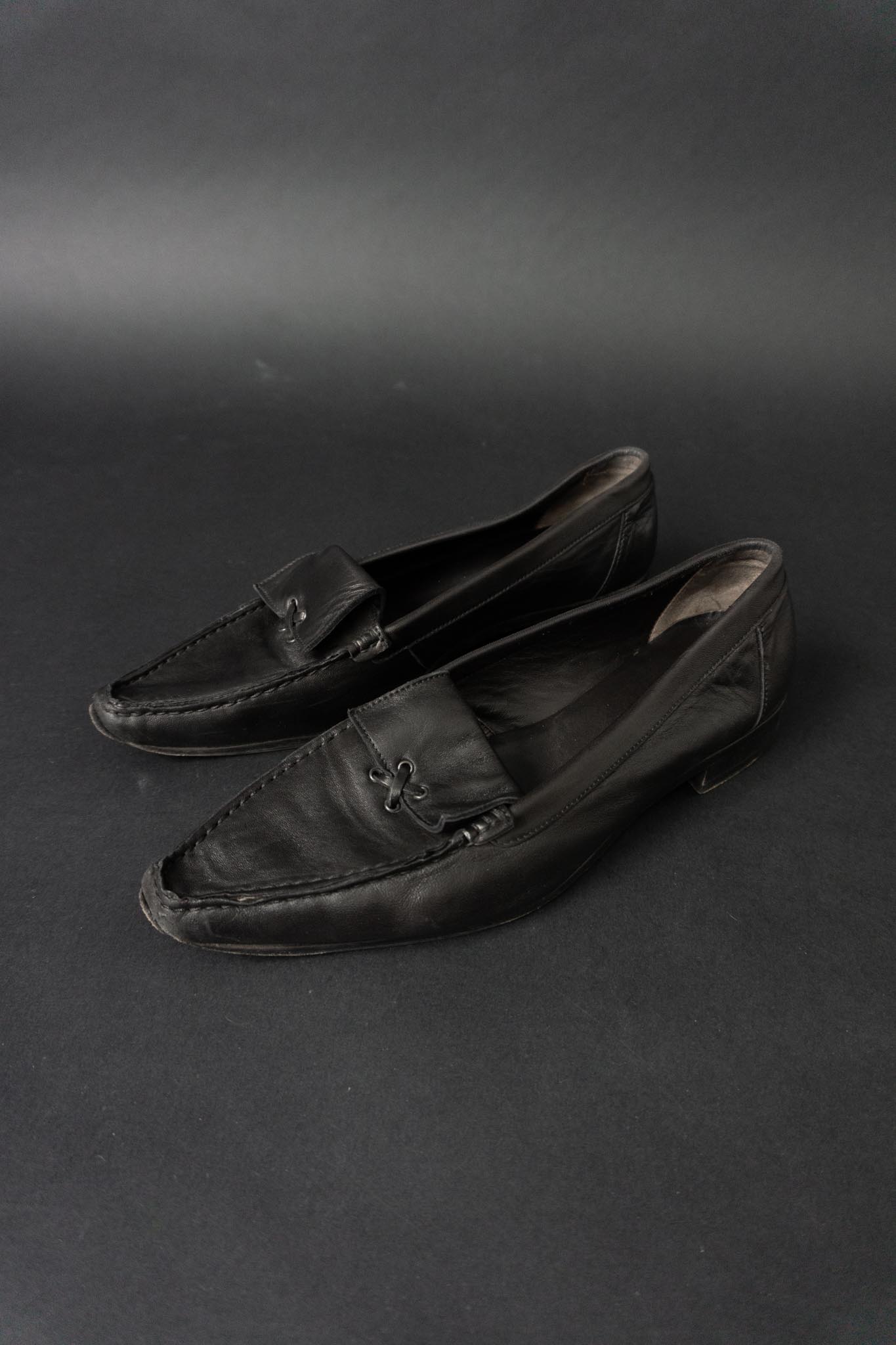 Vintage Leder Loafer, 90s, Made in Italy, 41