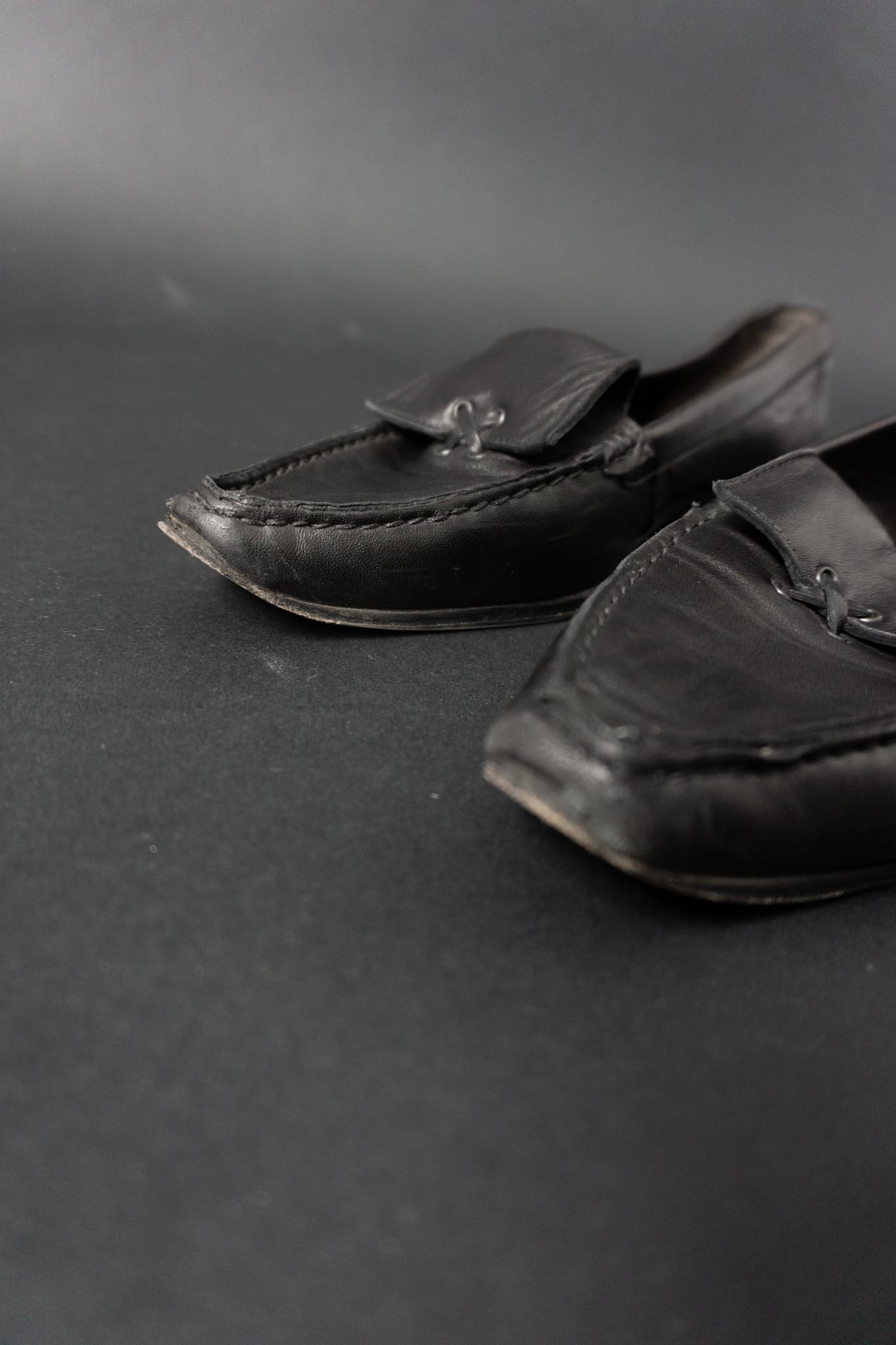 Vintage Leder Loafer, 90s, Made in Italy, 41