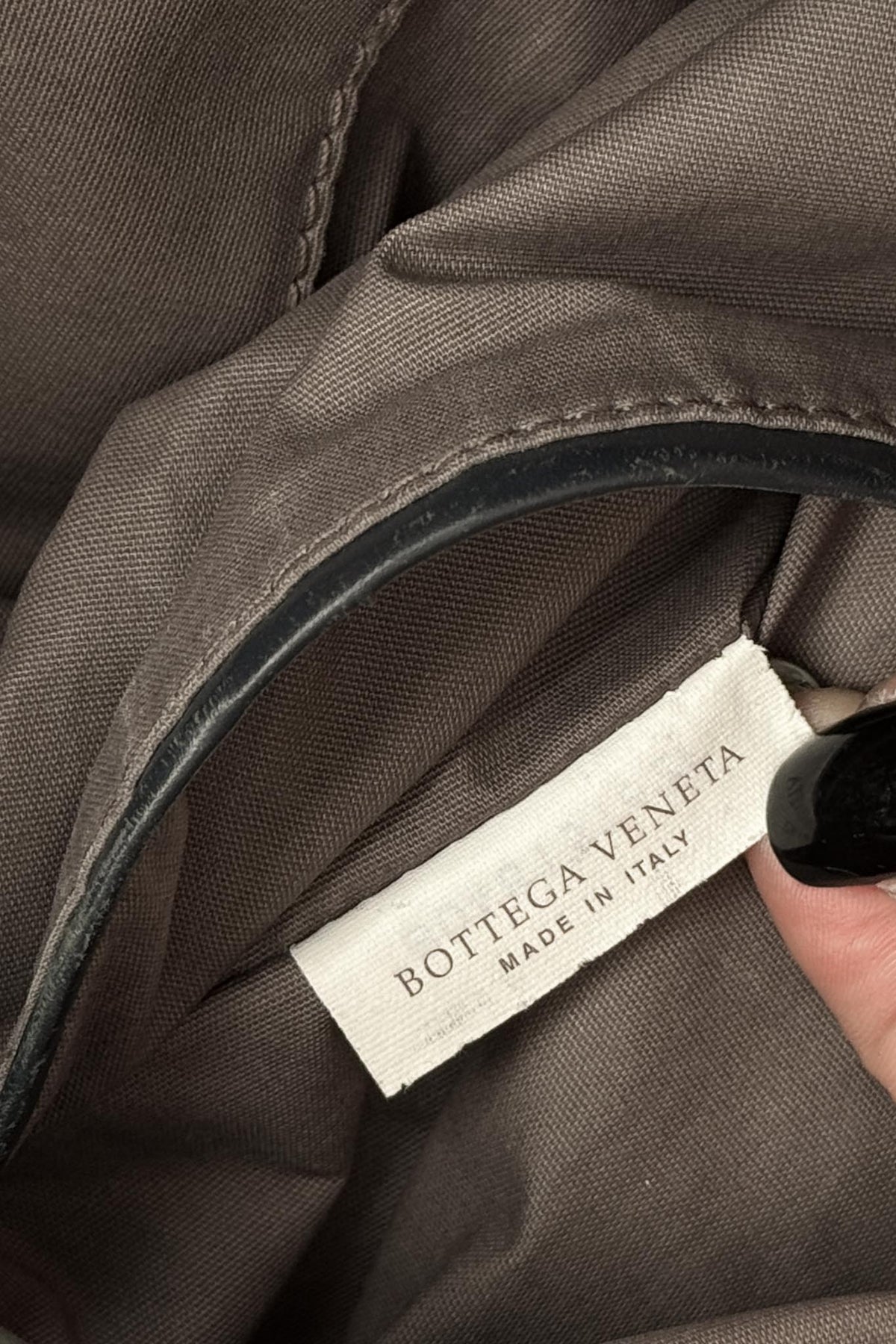 Vintage Bottega Veneta Lederrucksack in Dunkelblau mit Intrecciato-Details