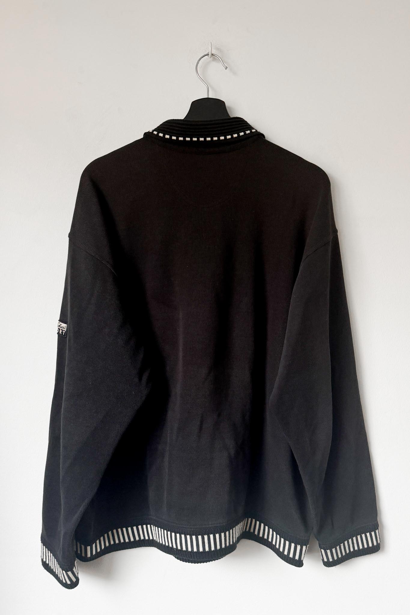 Vintage 90s Carlo Colucci Pullover – Schwarz
