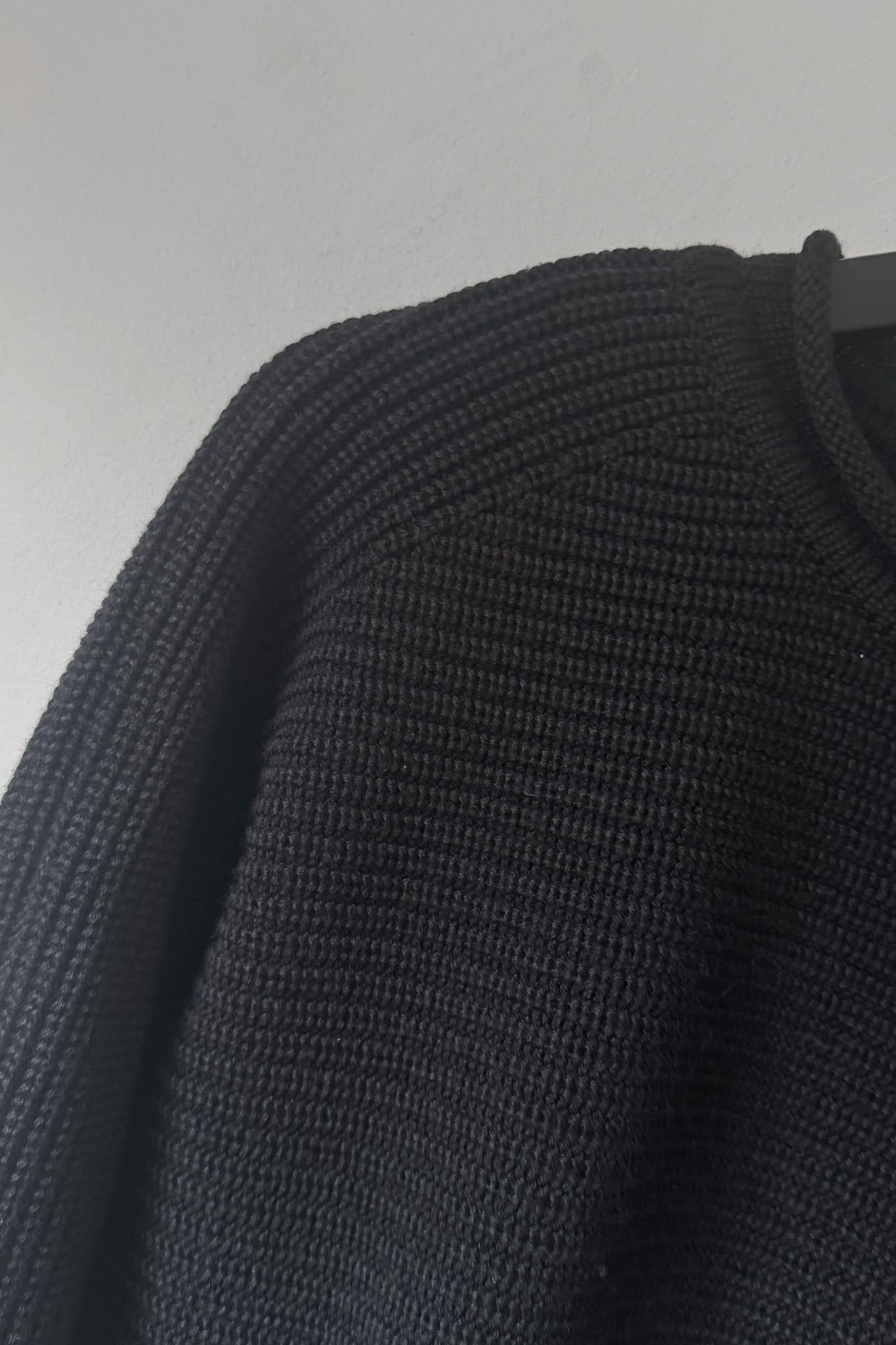 Vintage 90s Carlo Colucci Pullover – Schwarz, XS-S