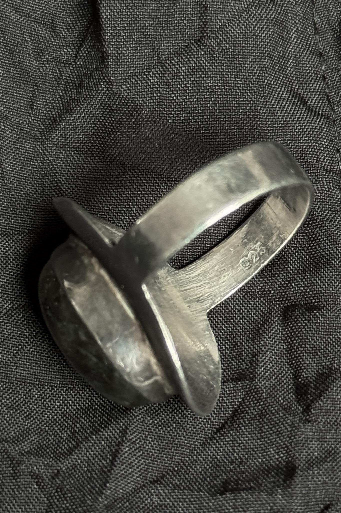 Vintage 925 Silberring mit Labradorit