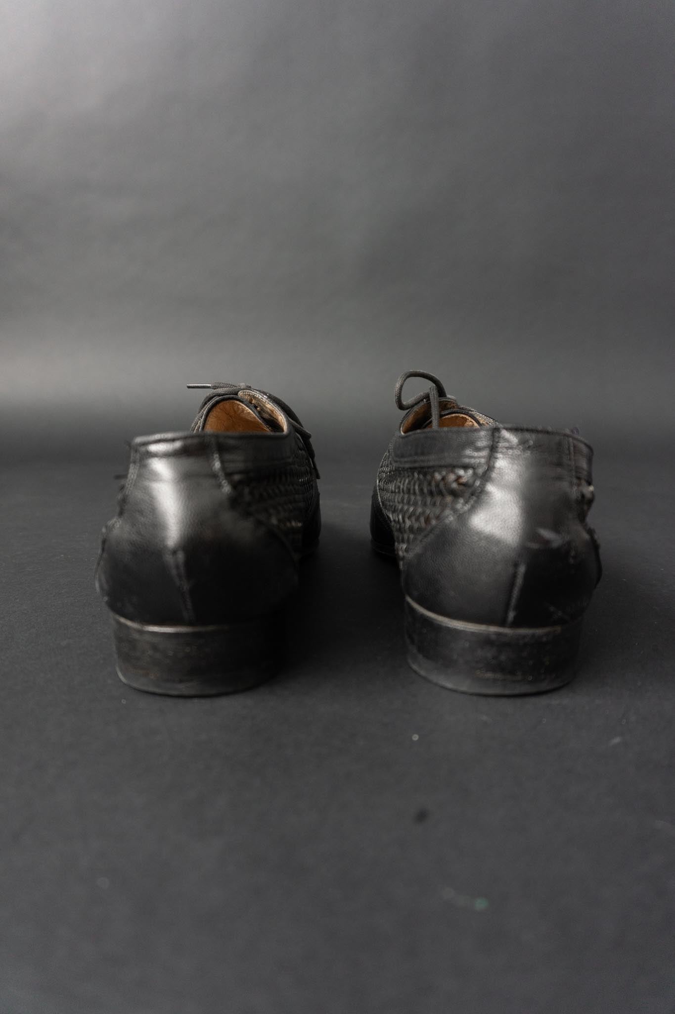 Vintage Bally Derbys, Schwarz, Made in Switzerland, 40