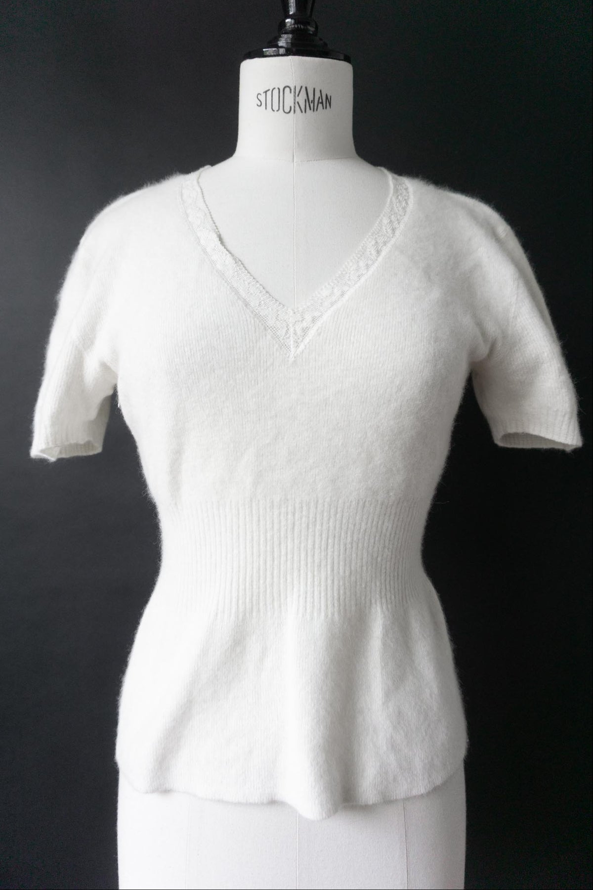 Vintage 80s Angora Pullover, XS–M