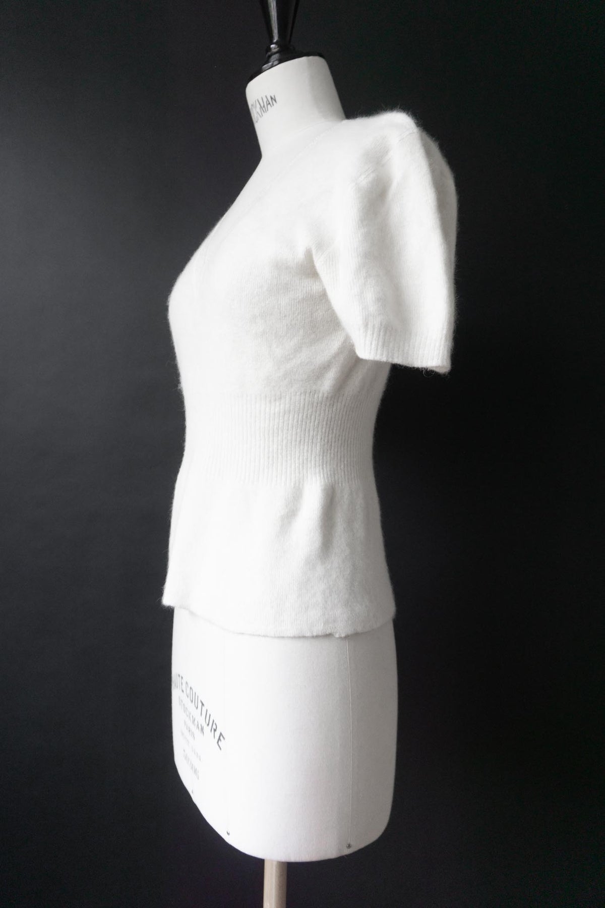 Vintage 80s Angora Pullover, XS–M