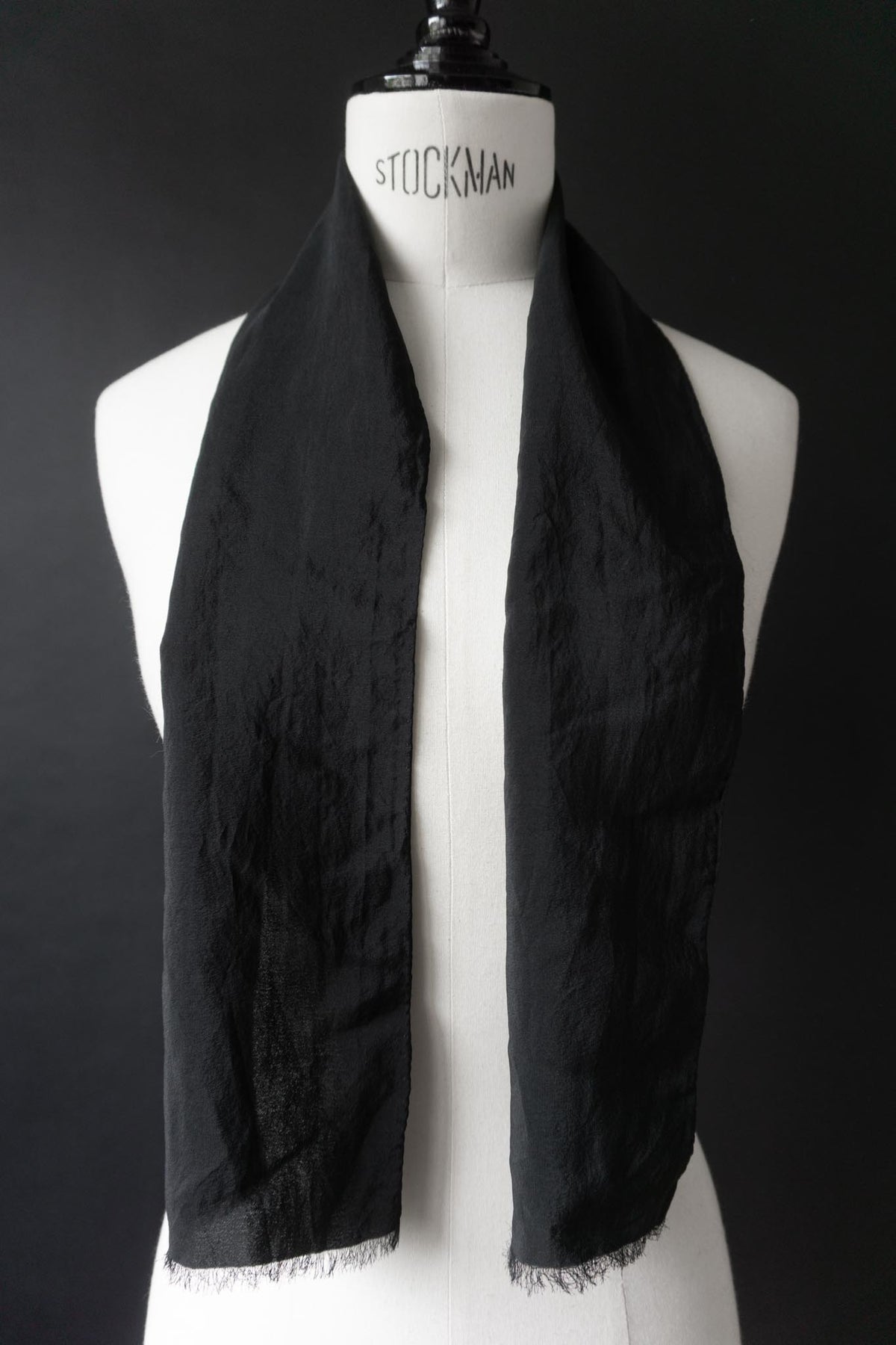 Vintage 80s Schal Seide