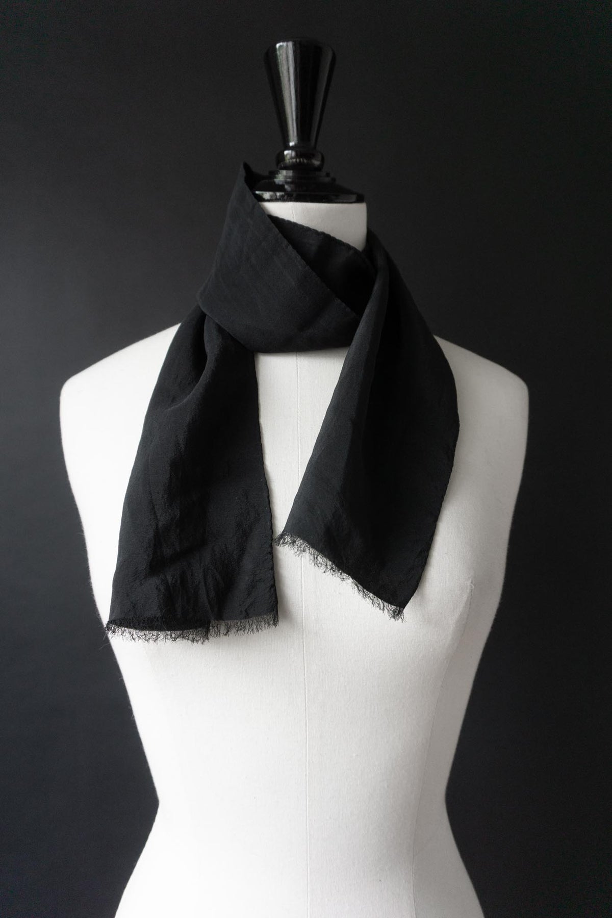 Vintage 80s Schal Seide