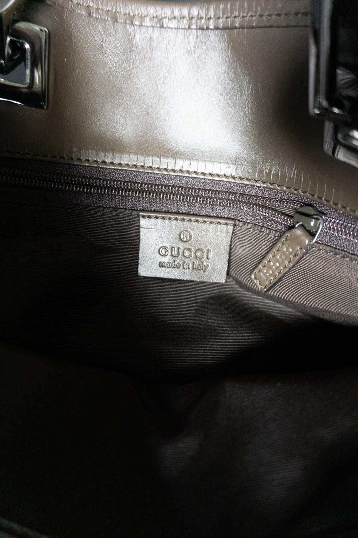 Vintage Gucci GG Canvas Shopper in Beige | Designer Schultertasche Monogram