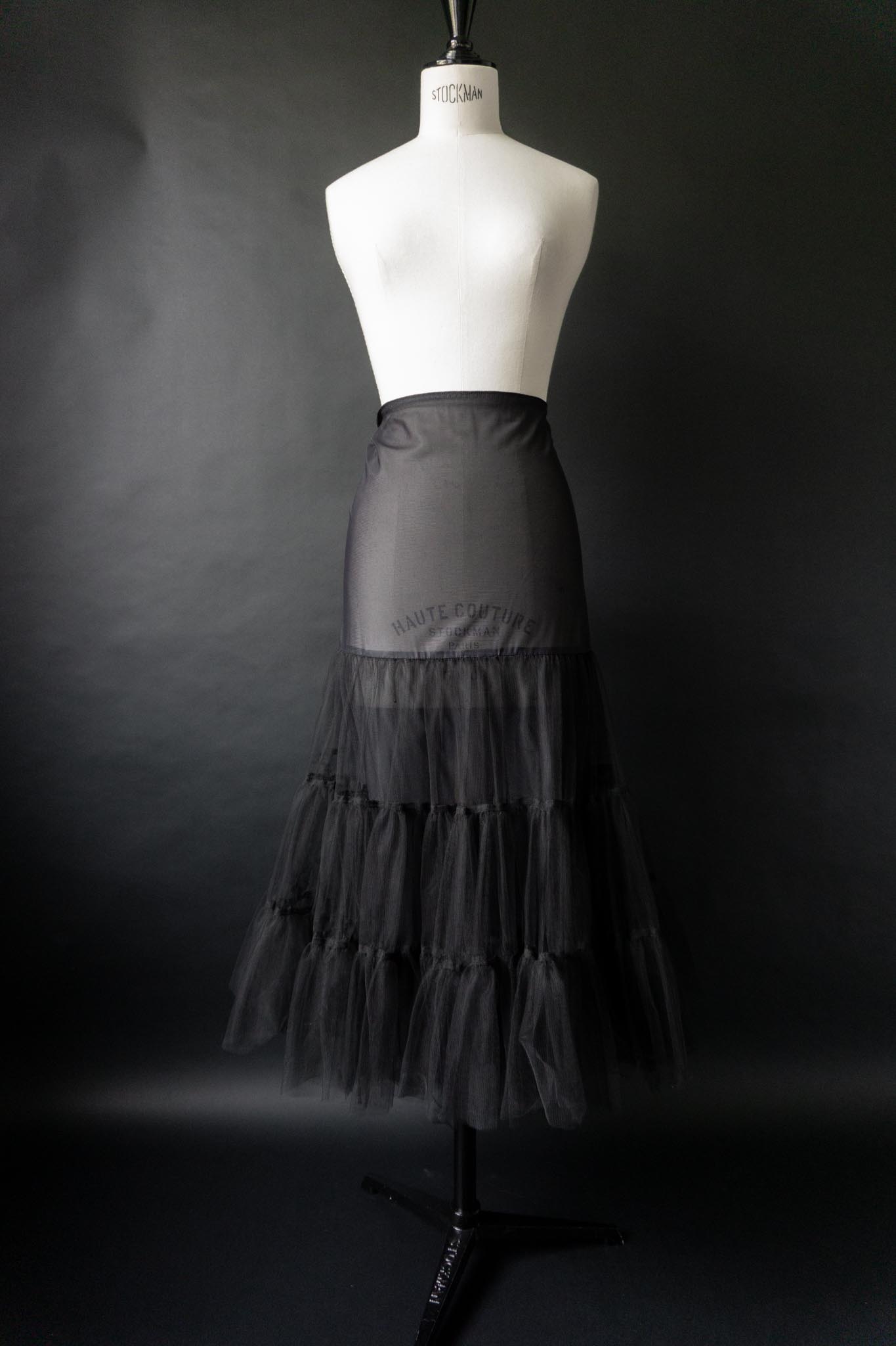 Vintage 80s Maxi Petticoat, L–XL