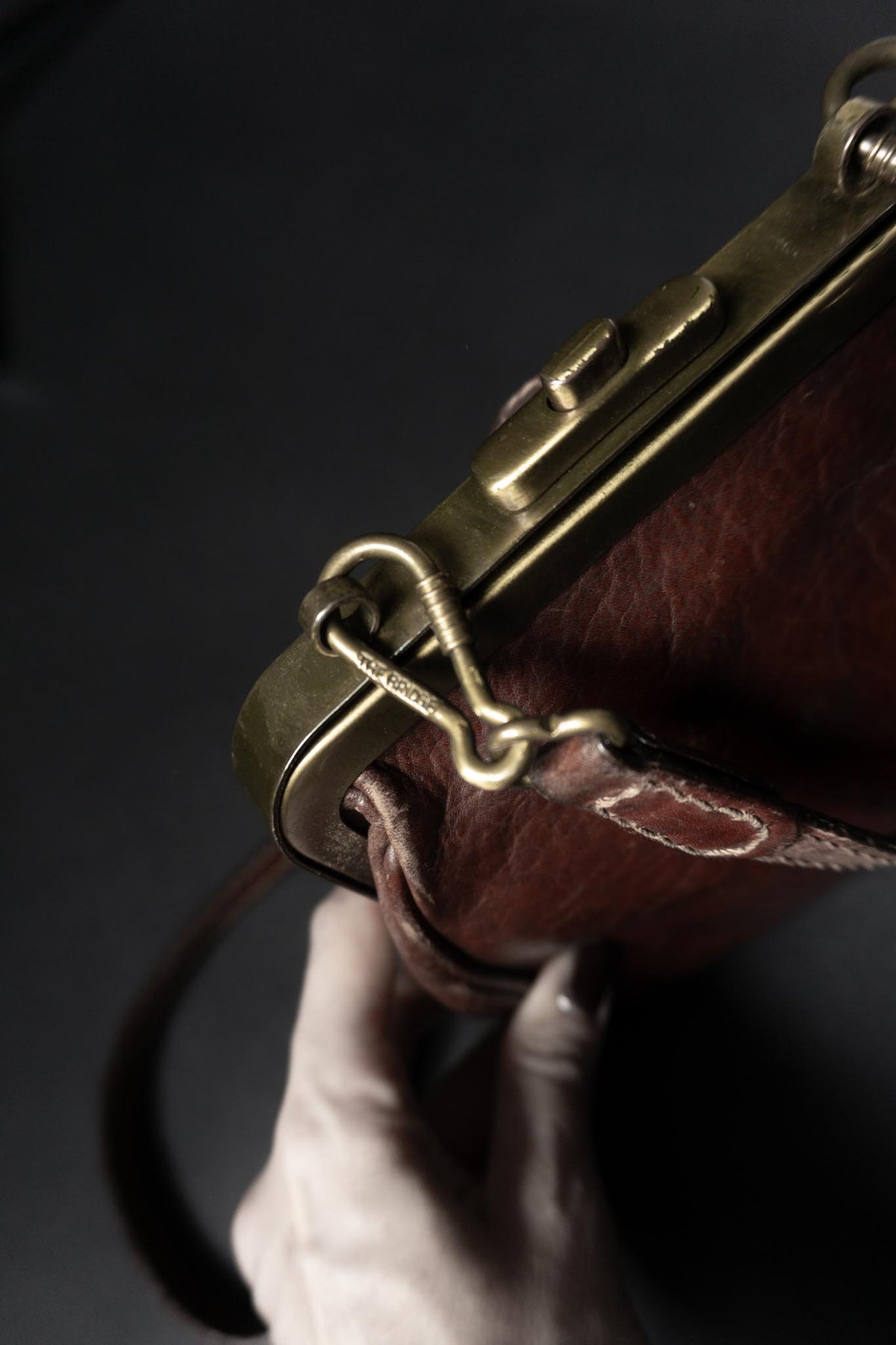 Vintage The Bridge Bügeltasche aus Leder | Cognacbraune Crossbody Bag