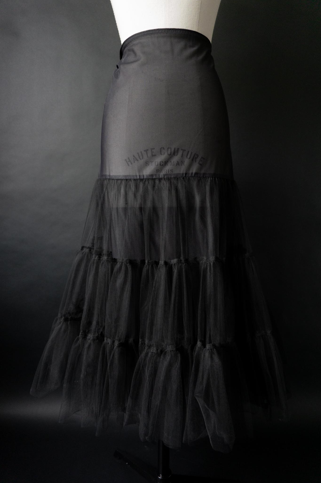 Vintage 80s Maxi Petticoat, L–XL