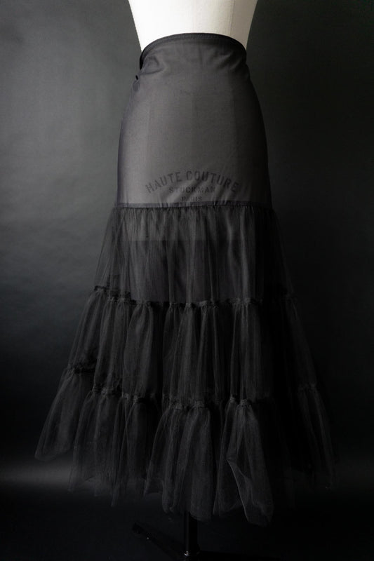 Vintage 80s Maxi Petticoat, L–XL