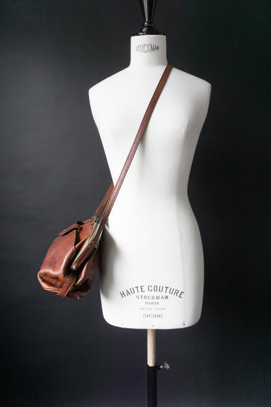 Vintage The Bridge Ledertasche Cognac Doktorbag