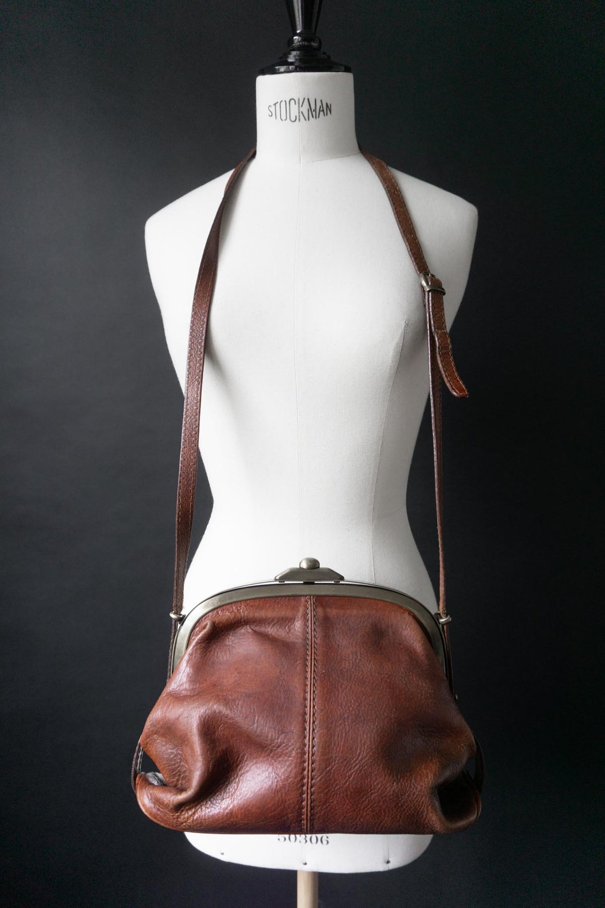 Vintage The Bridge Ledertasche Cognac Doktorbag
