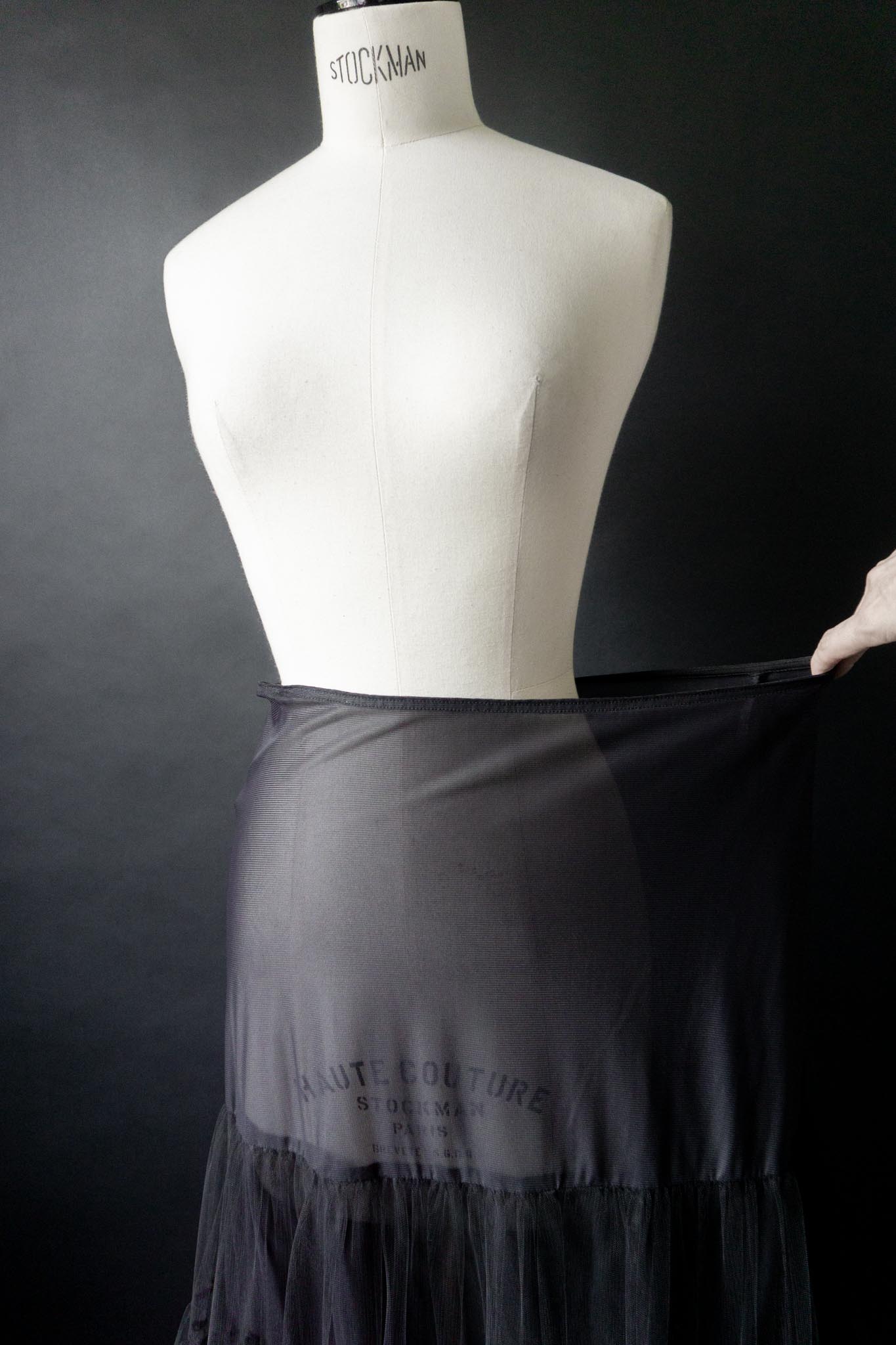 Vintage 80s Maxi Petticoat, L–XL