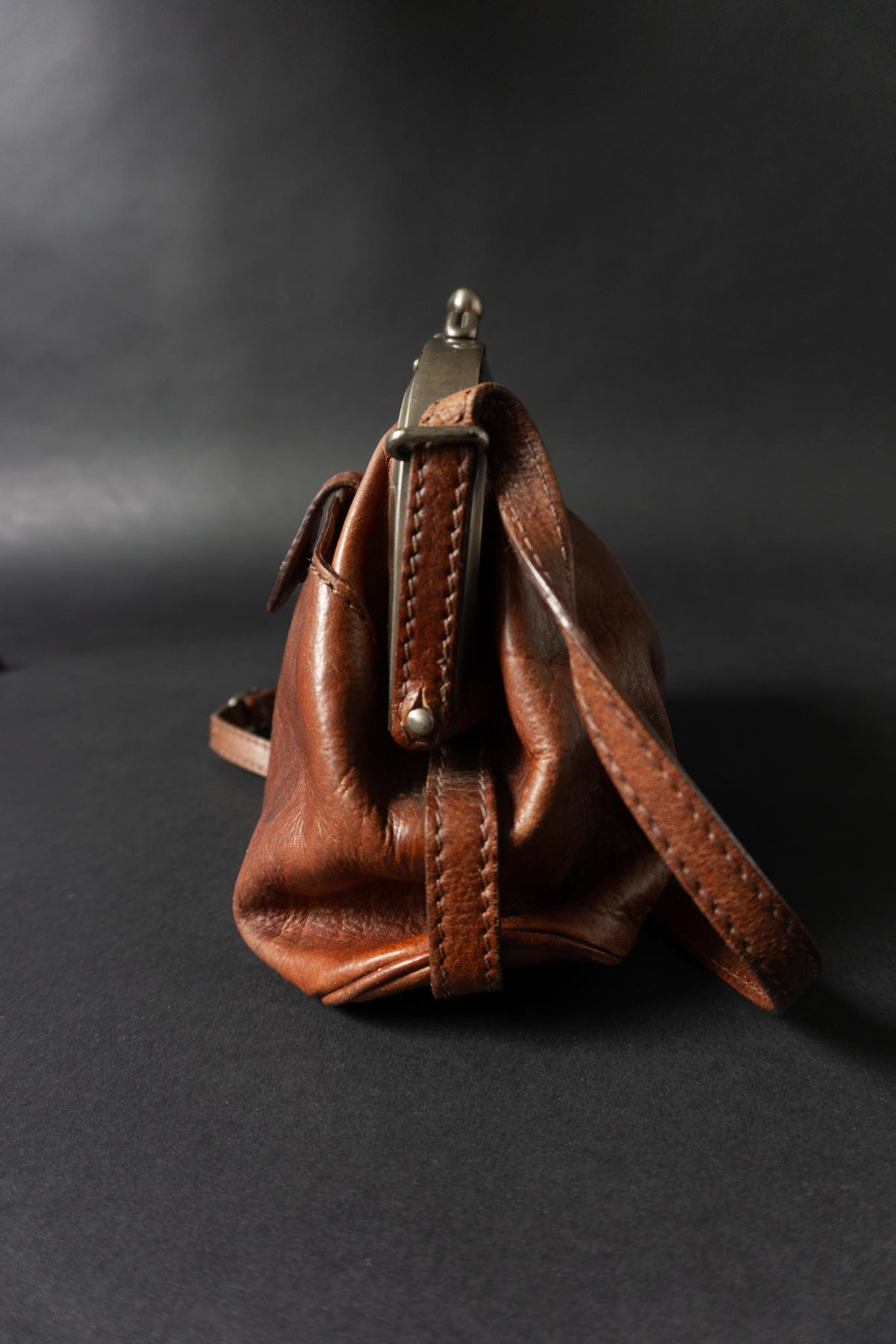 Vintage The Bridge Ledertasche Cognac Doktorbag